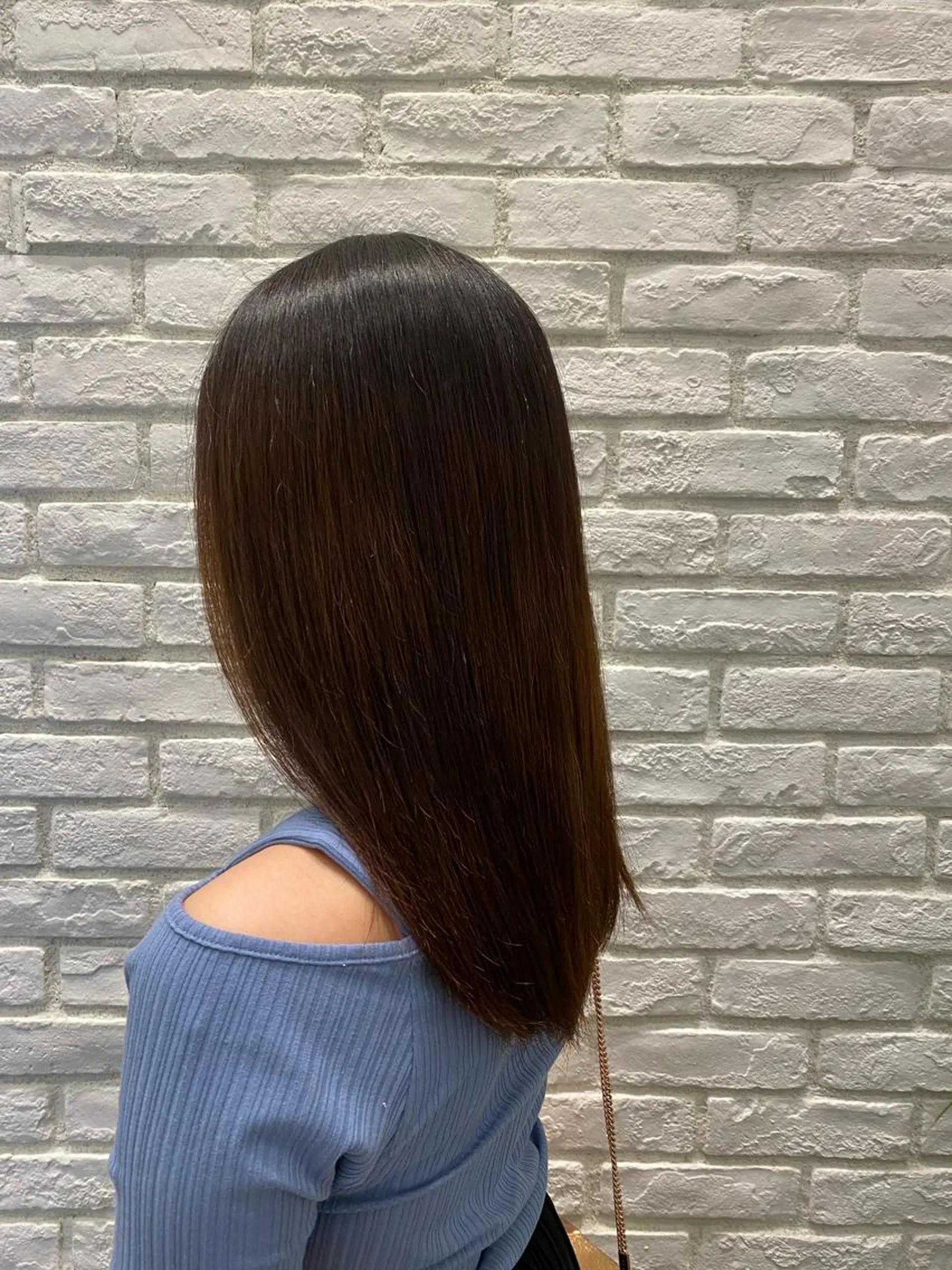 セミロング 縮毛矯正 トリートメント メンズ特化型美容師 栗山勇人のヘアスタイル