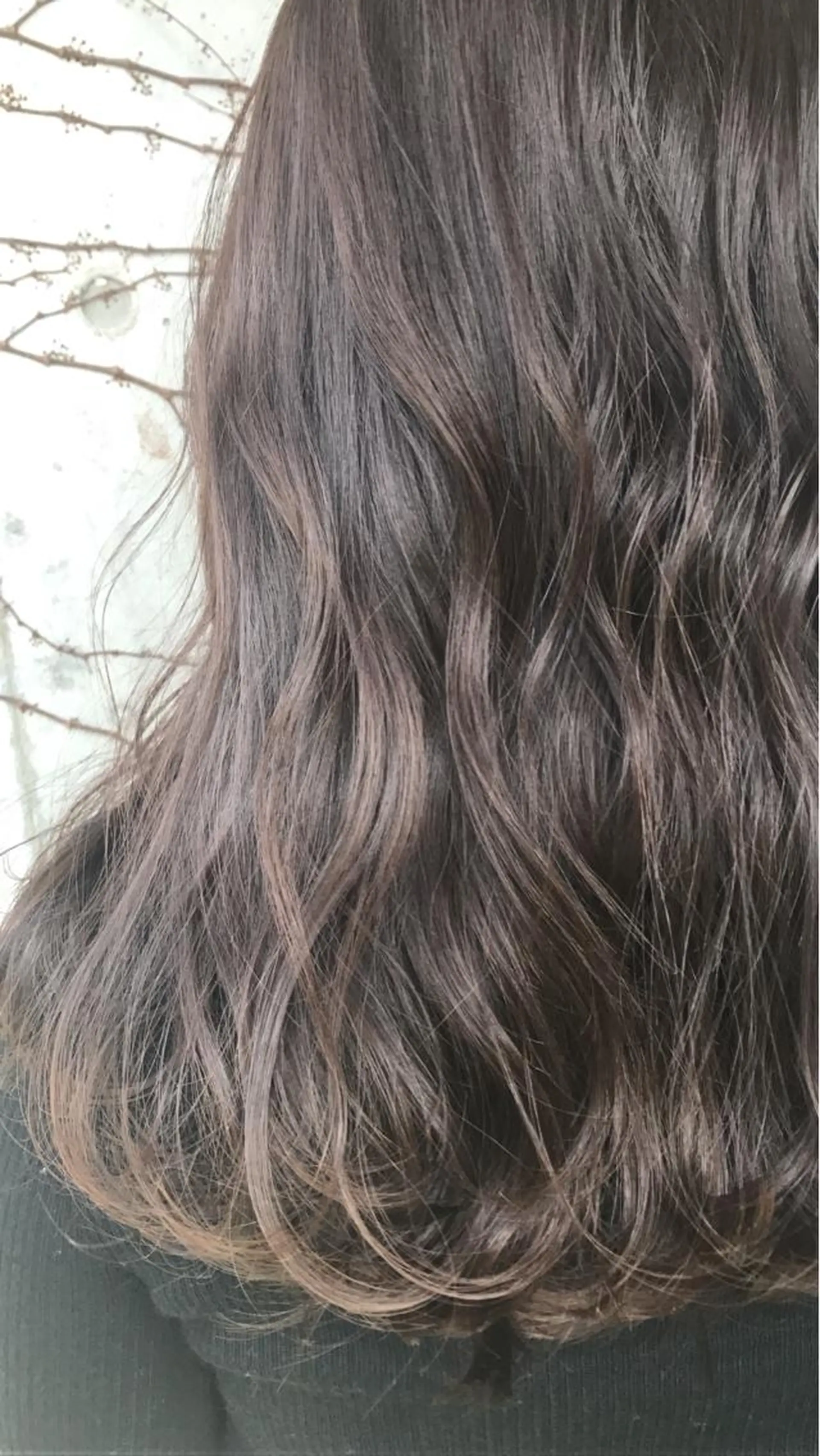 ミディアム カラー パーマ アディクシーカラー グレージュ 代官山/恵比寿所属・髪質改善/縮毛矯正 専門　代官山/恵比寿のヘアスタイル