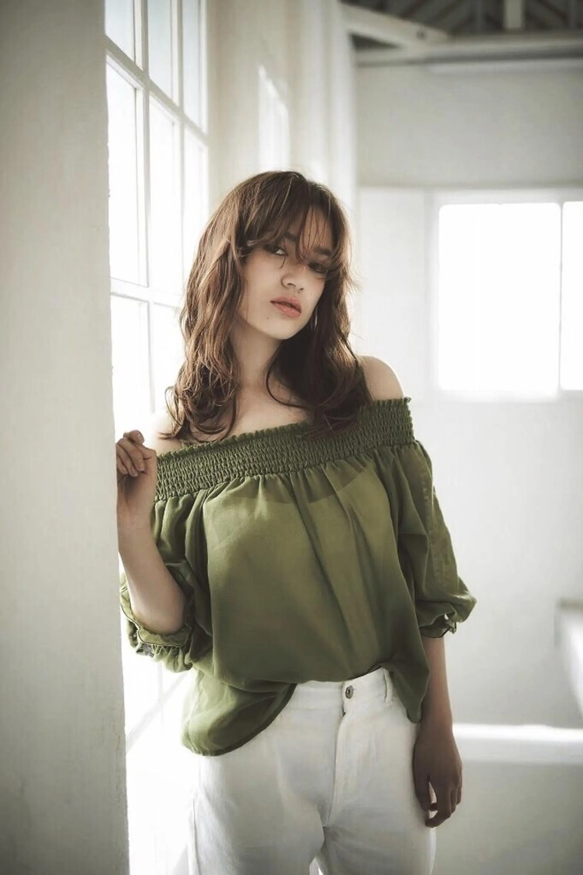 セミロング セミロングパーマ 圧倒的美髪ストレート ツダケイタロウのヘアスタイル