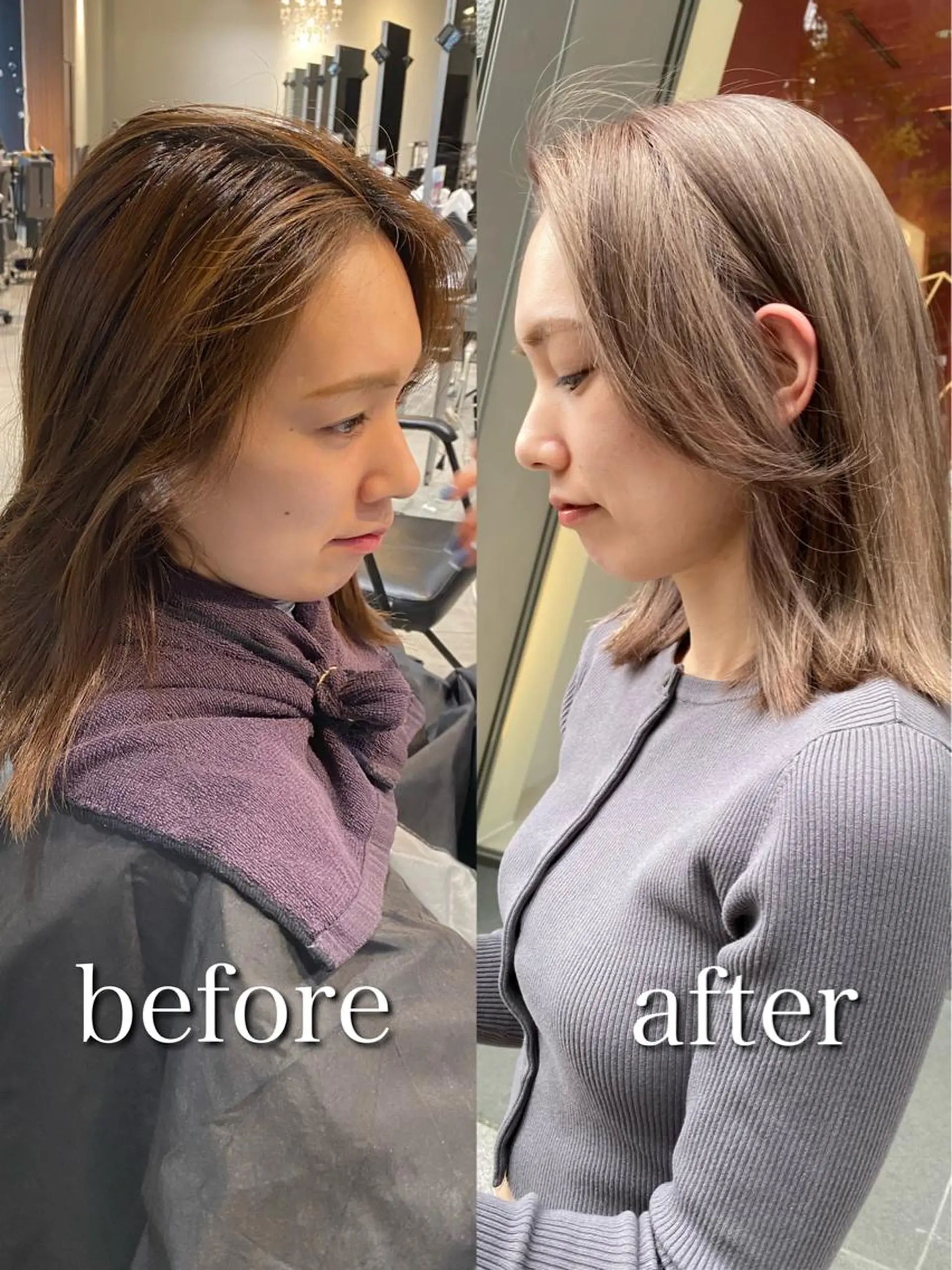 ミディアム くびれヘア 顔周りカット 小顔カット トリートメント 【1日2名様限定】 AFLOAT白川雄副のヘアスタイル