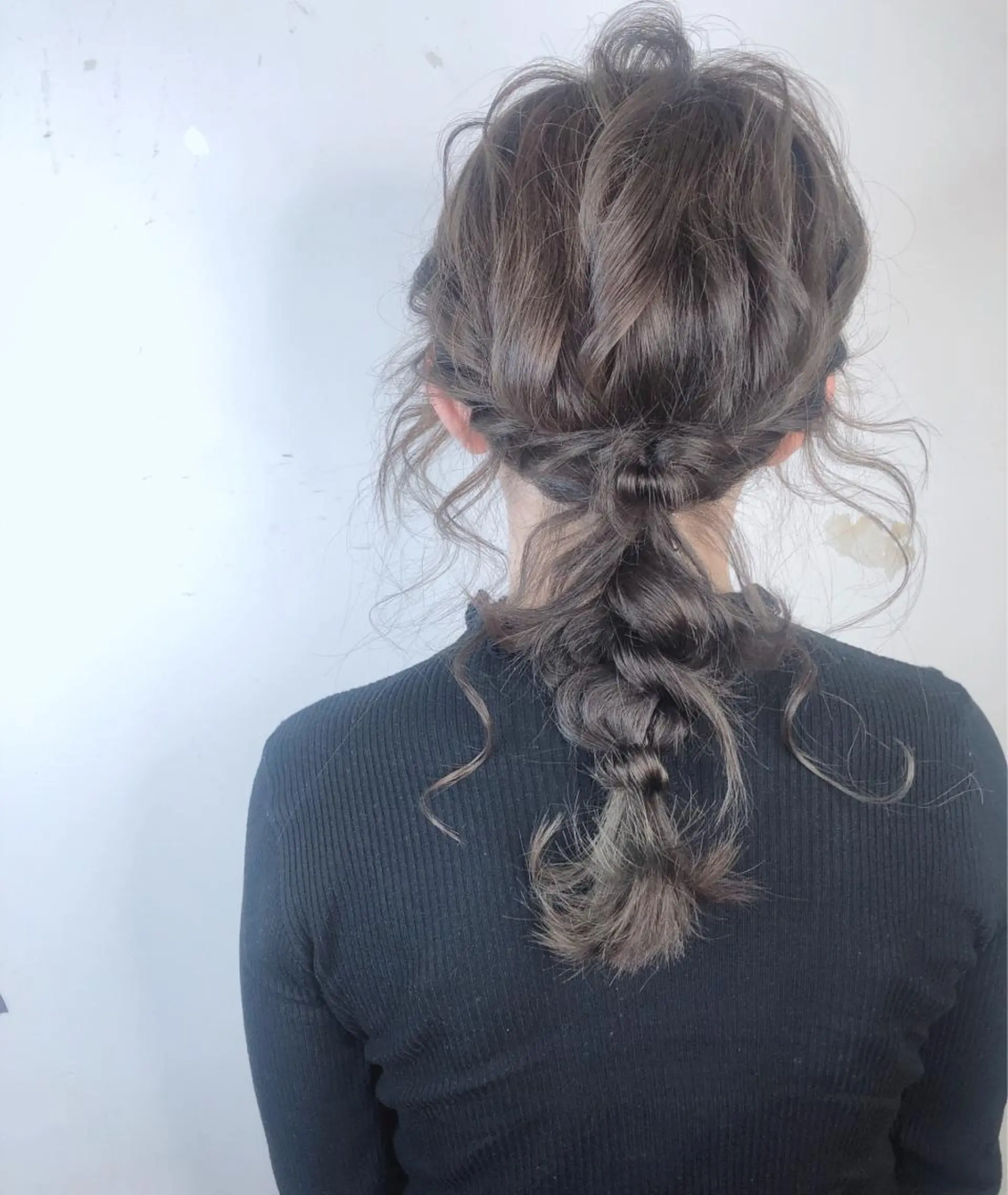 セミロング ヘアアレンジ ヘアセット omocha hair salon所属・大嶋 伸吾のヘアスタイル