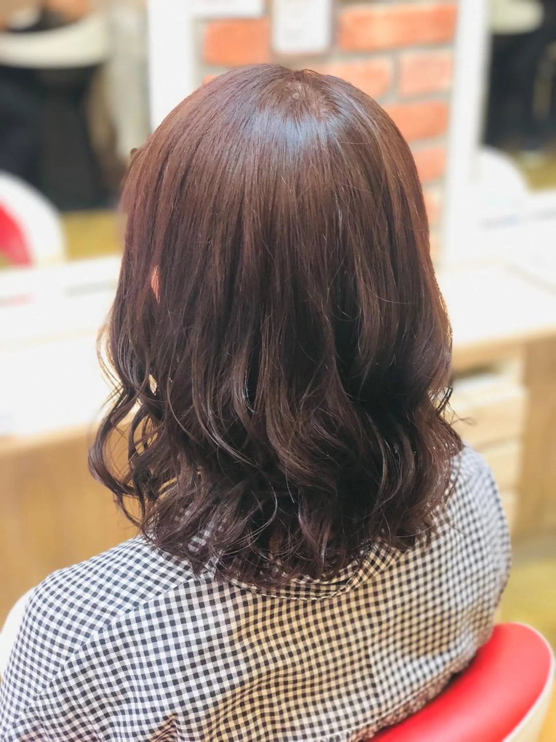 ミディアム パーマ FAHREN-PURE所属・韓国ヘアカラーパーマ 遠藤のヘアスタイル