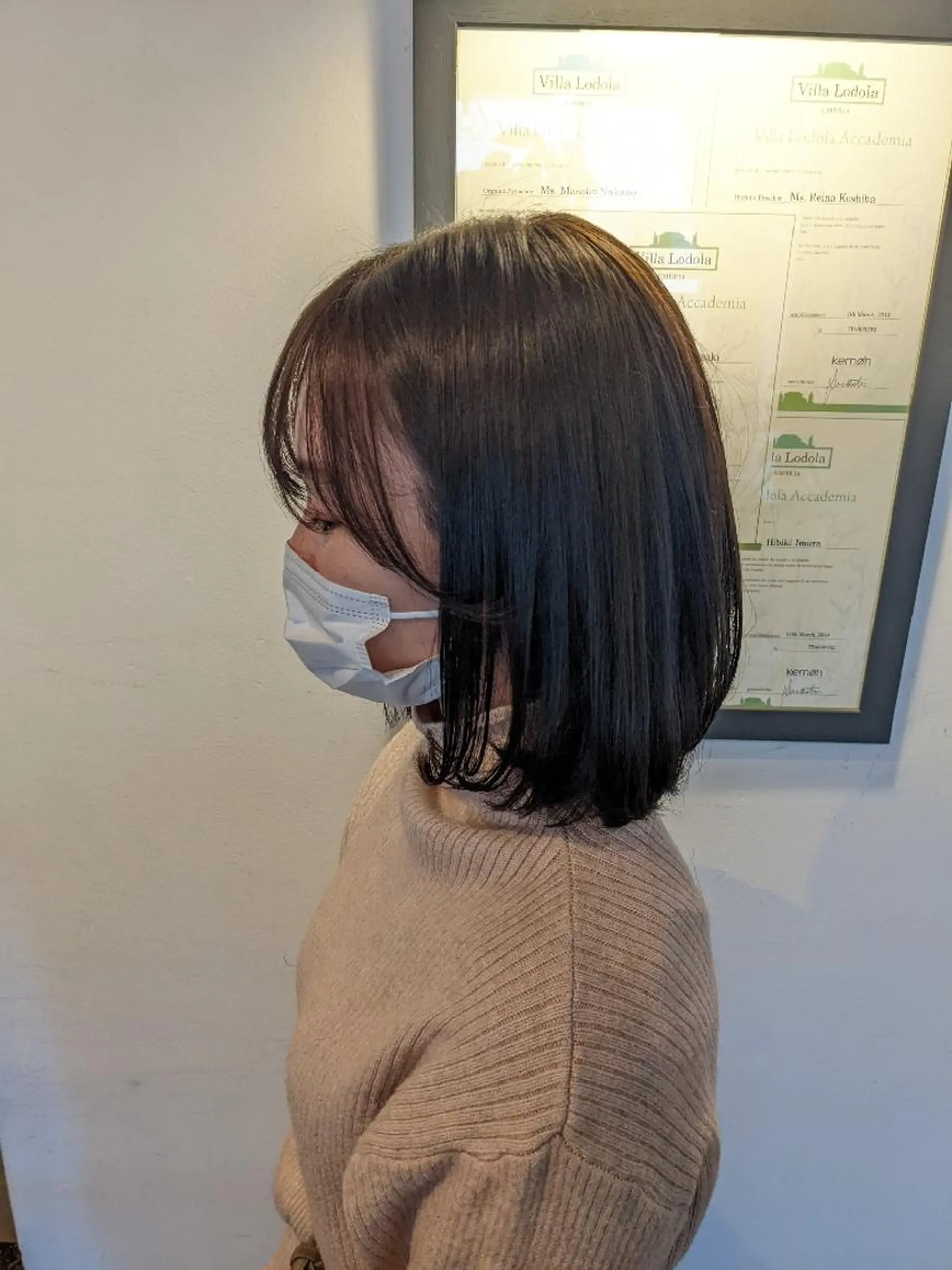 ミディアム ボブ 中野 雅子のヘアスタイル