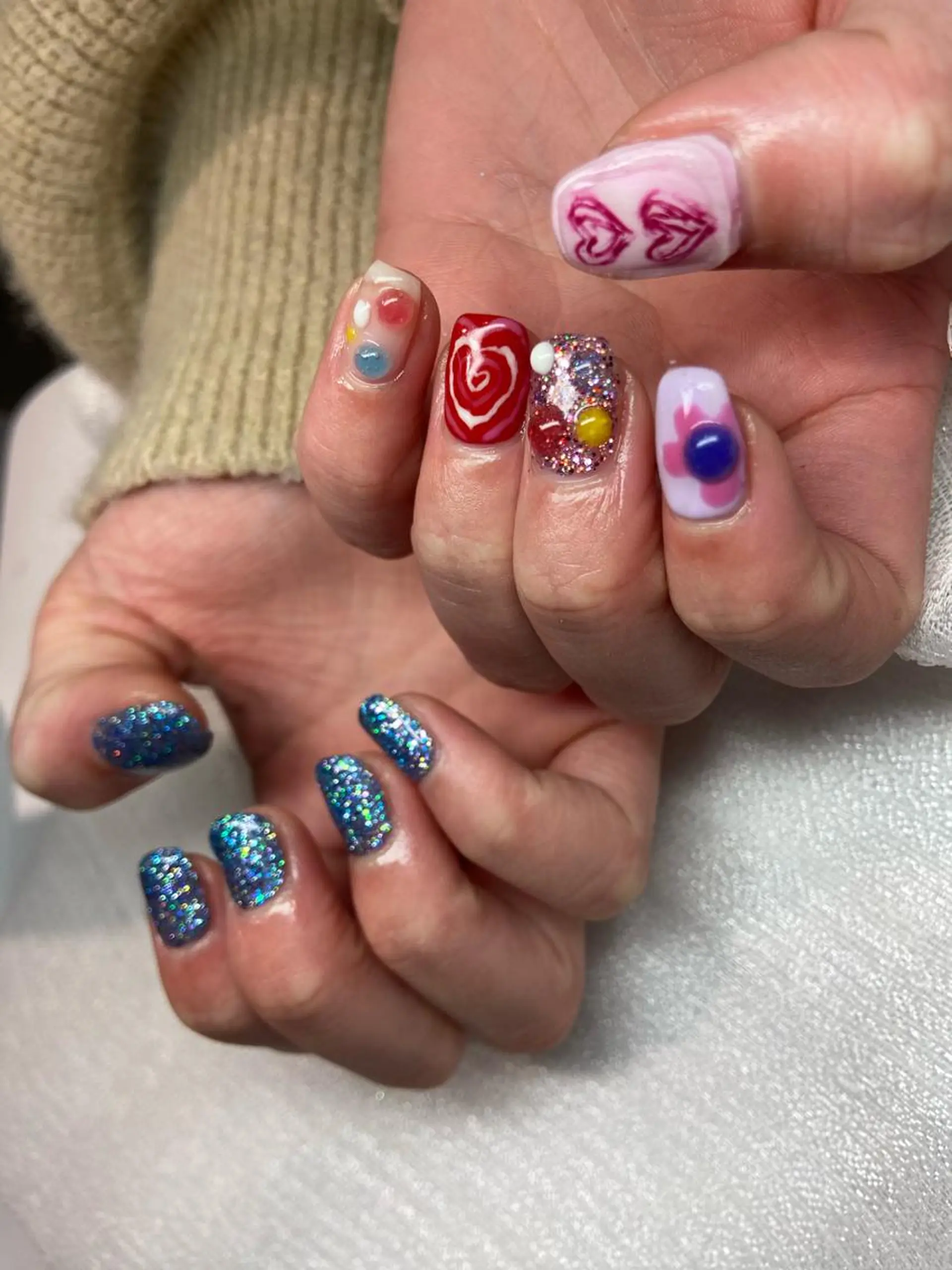 ネイル 🧸プルエクステ❤︎ ネイルKAO🧸のヘアスタイル