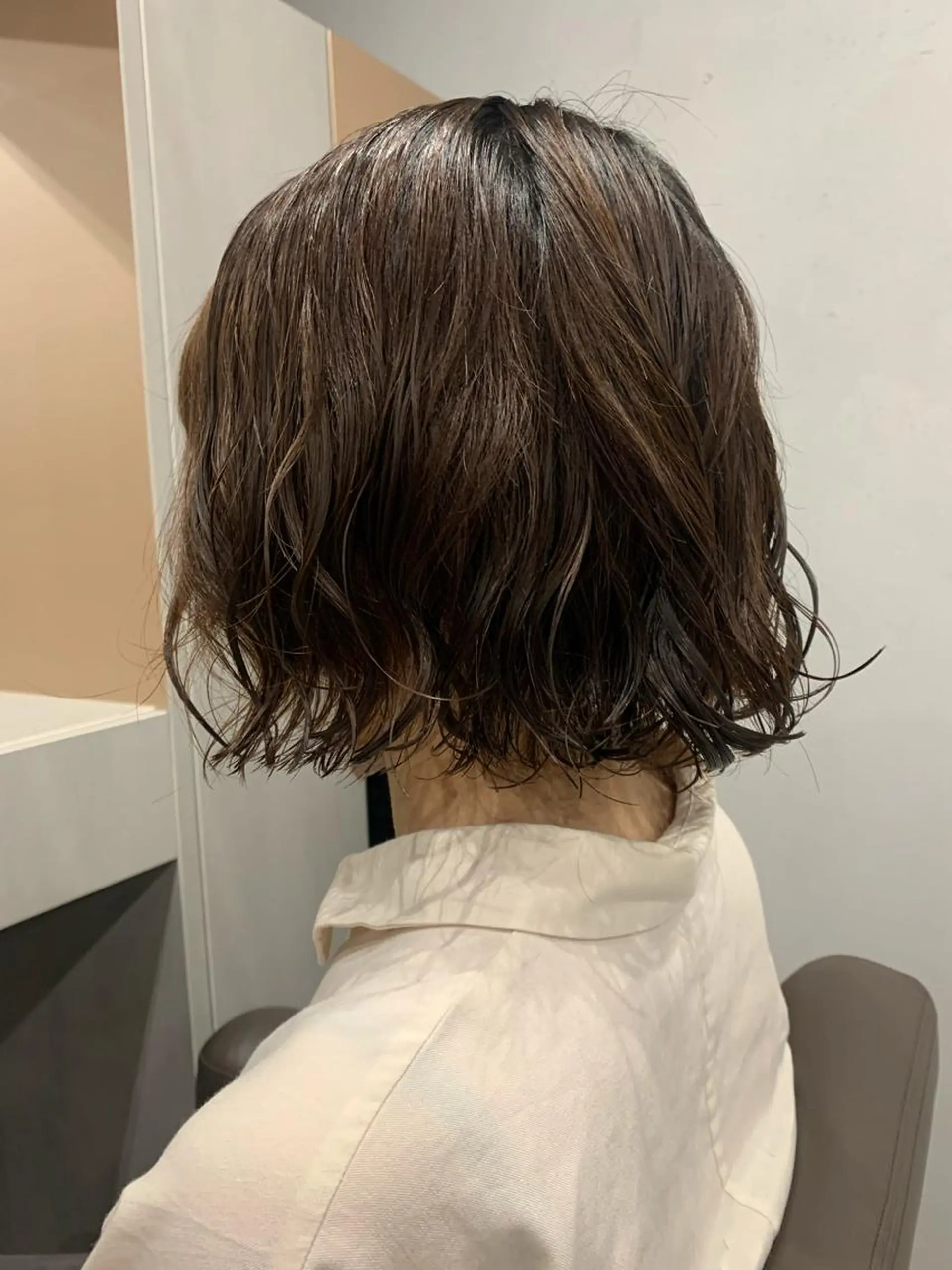 パーマ ボブパーマコテ巻き風 パーマNo1深江秀平のヘアスタイル