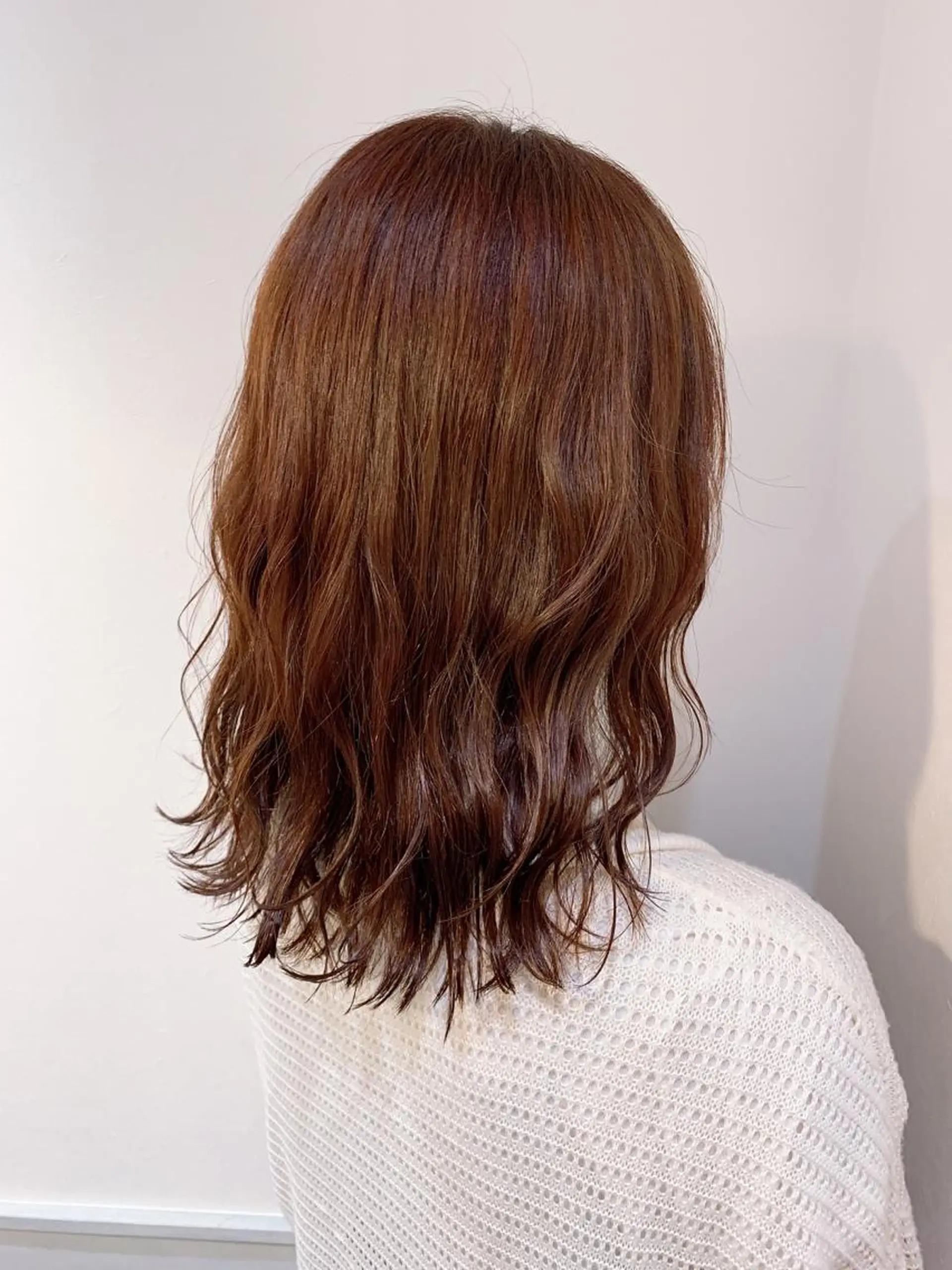 ミディアム カット ヘアカラー トリートメント 【髪質改善特化】 新宿/縮毛矯正/セラのヘアスタイル