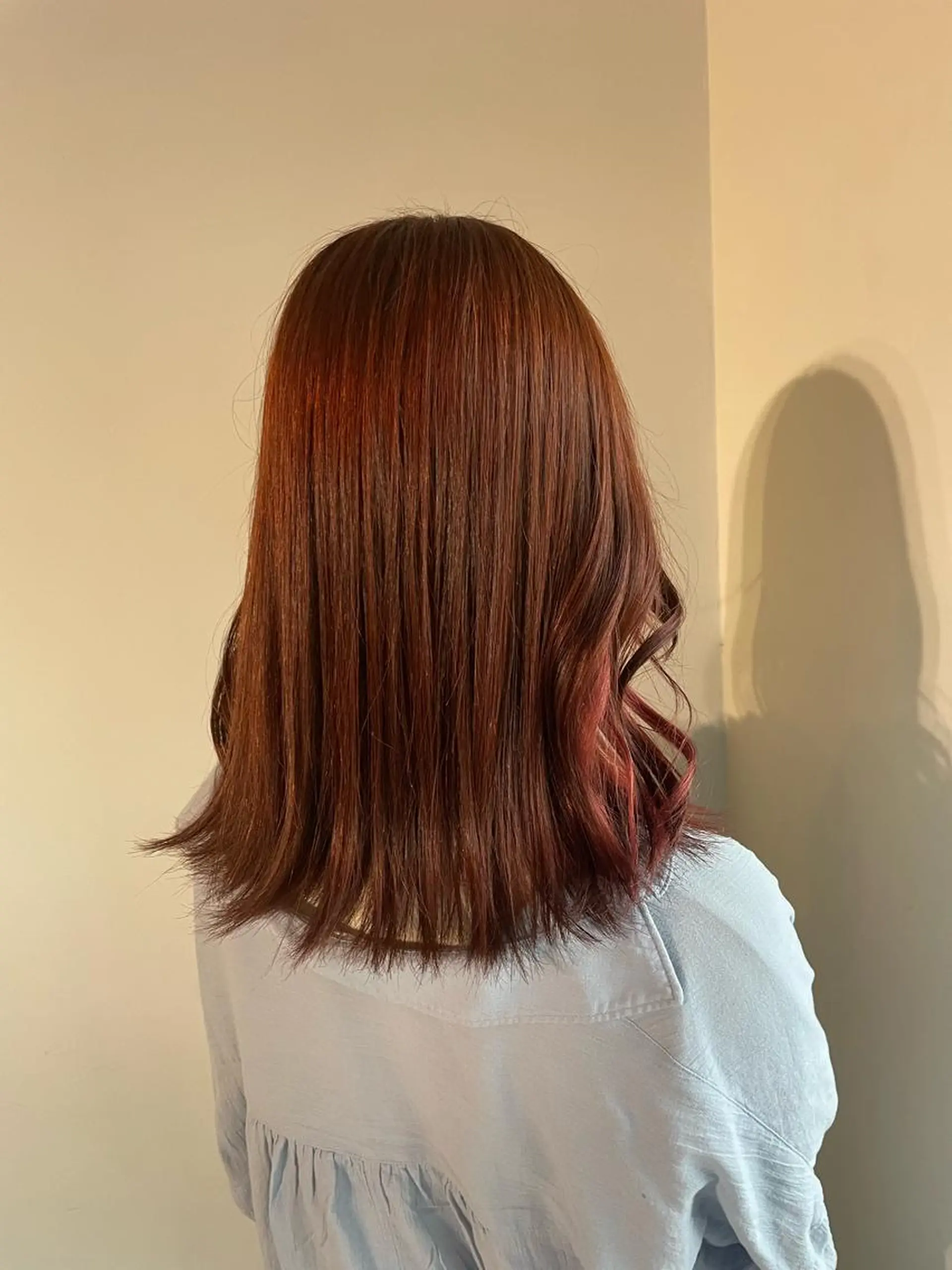 ミディアム カラー La fith hair ray所属・メンズ/パーマ/ ブリーチ/KAITOのヘアスタイル