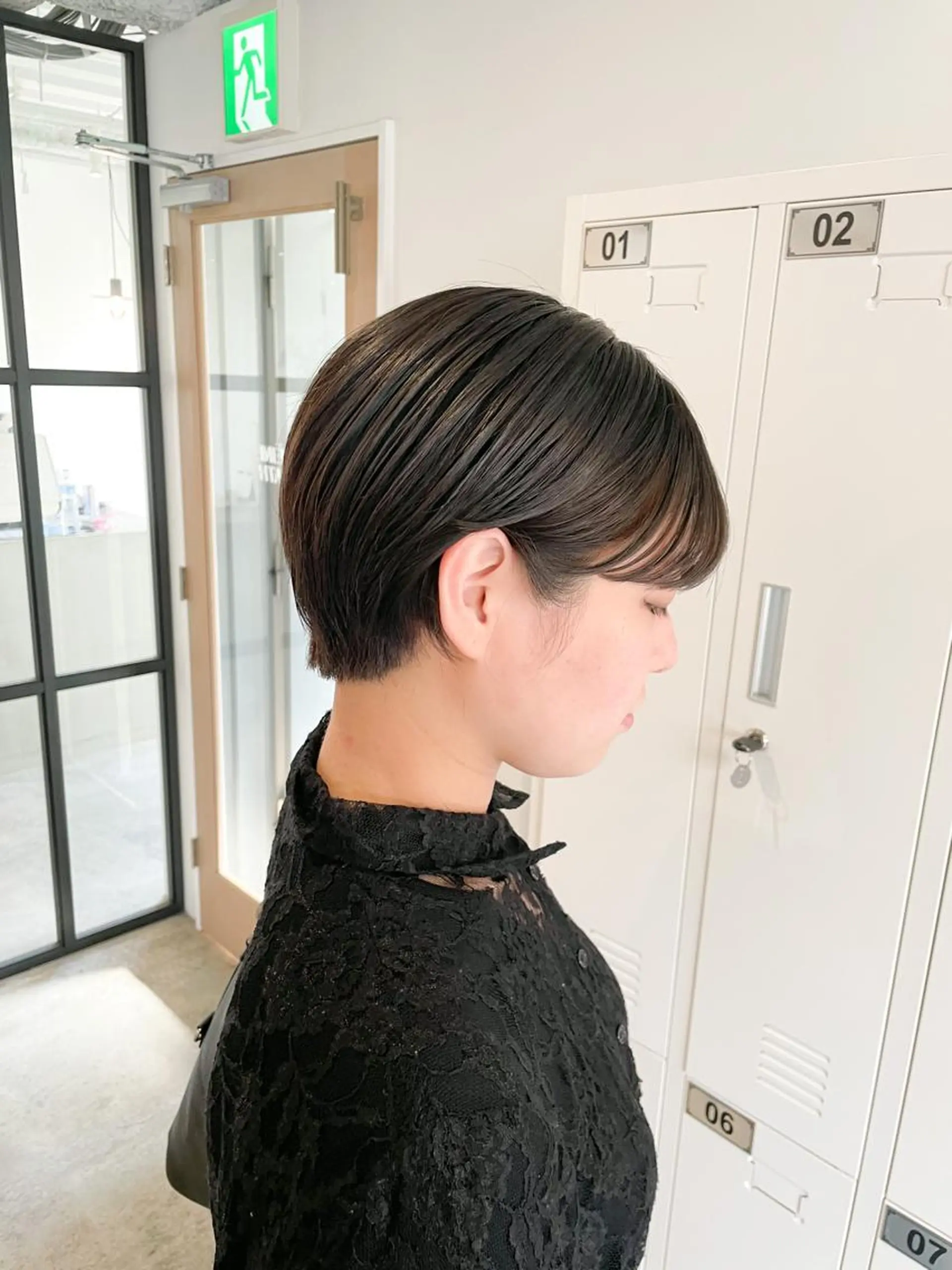 ショート カラー 丸みショート ショートヘア カット ヘアカラー トリートメント Takuma Suzuki中目黒のヘアスタイル