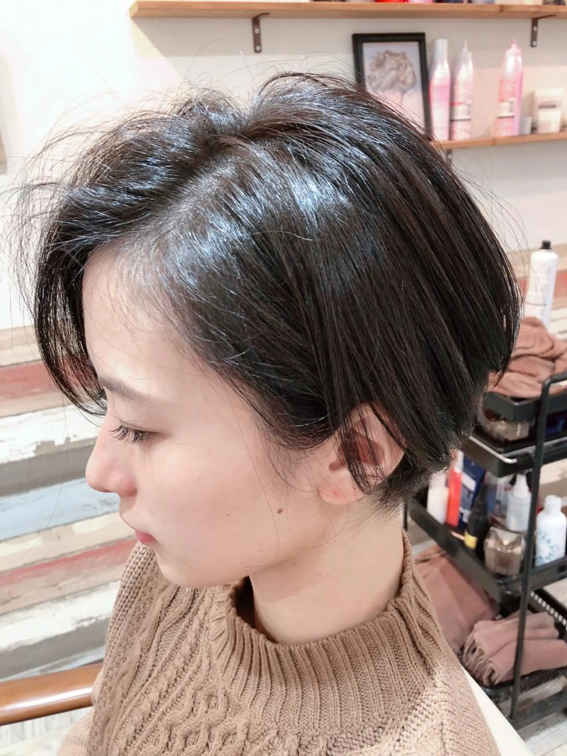 ショート ハンサムショート ショートヘア カット ヘアカラー トリートメント 【垢抜け大人髪】 TIARA西山のヘアスタイル