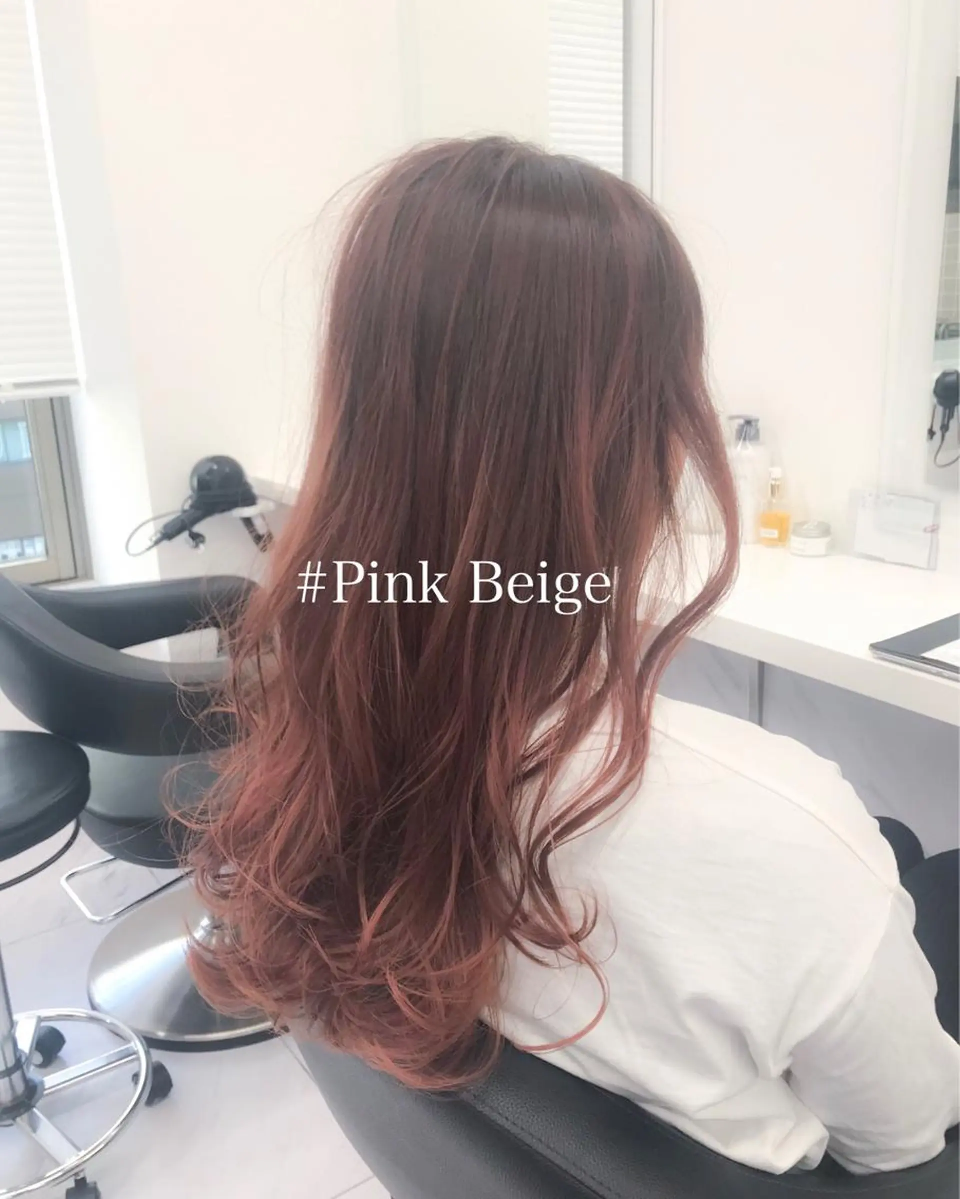 ロング カラー ヘアアレンジ TONE所属・透明感カラー/ 韓国ヘア/縮毛矯正のヘアスタイル