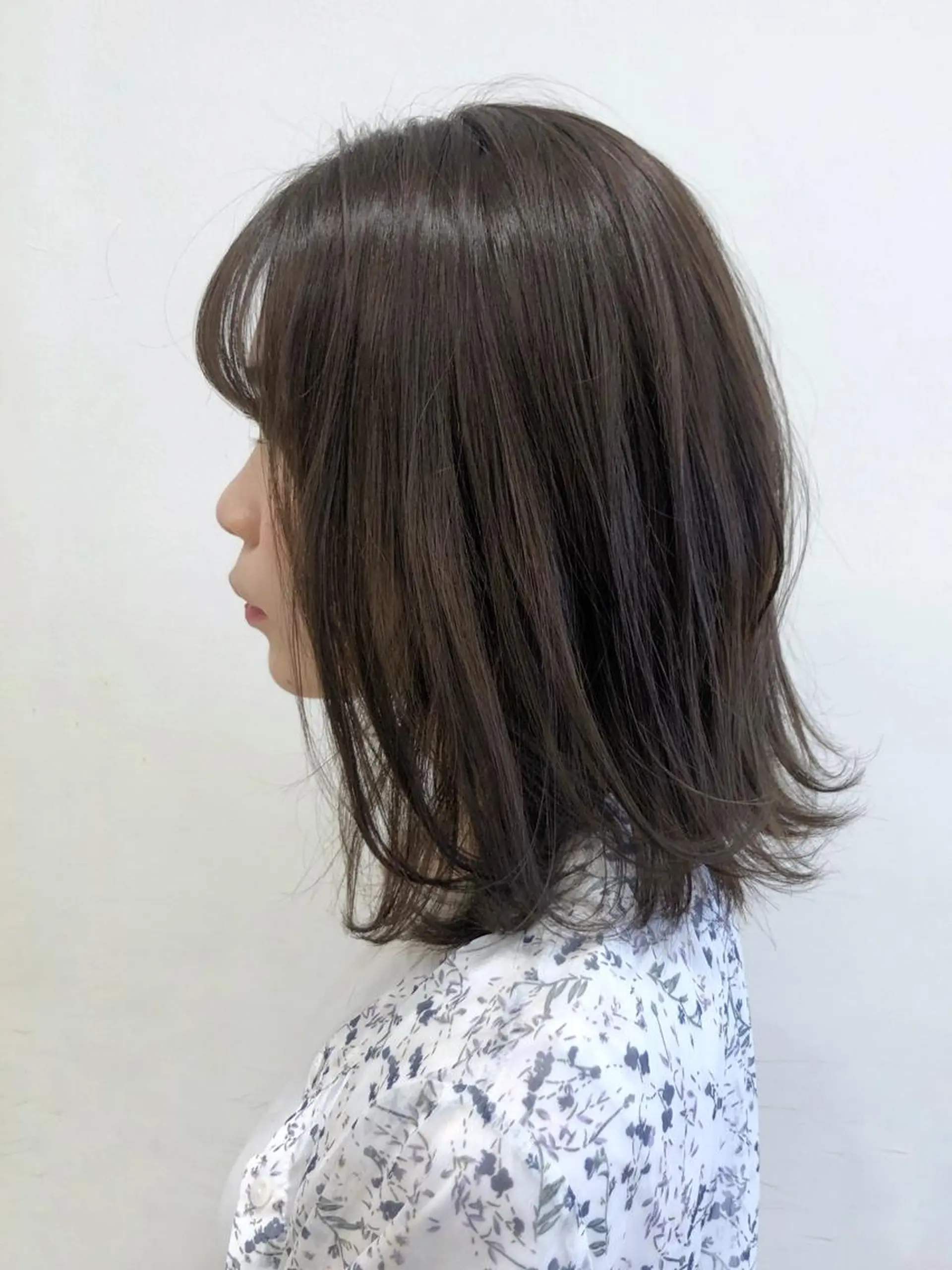 ミディアム カラー KANAMI日暮里 韓国ヘア・メイクのヘアスタイル