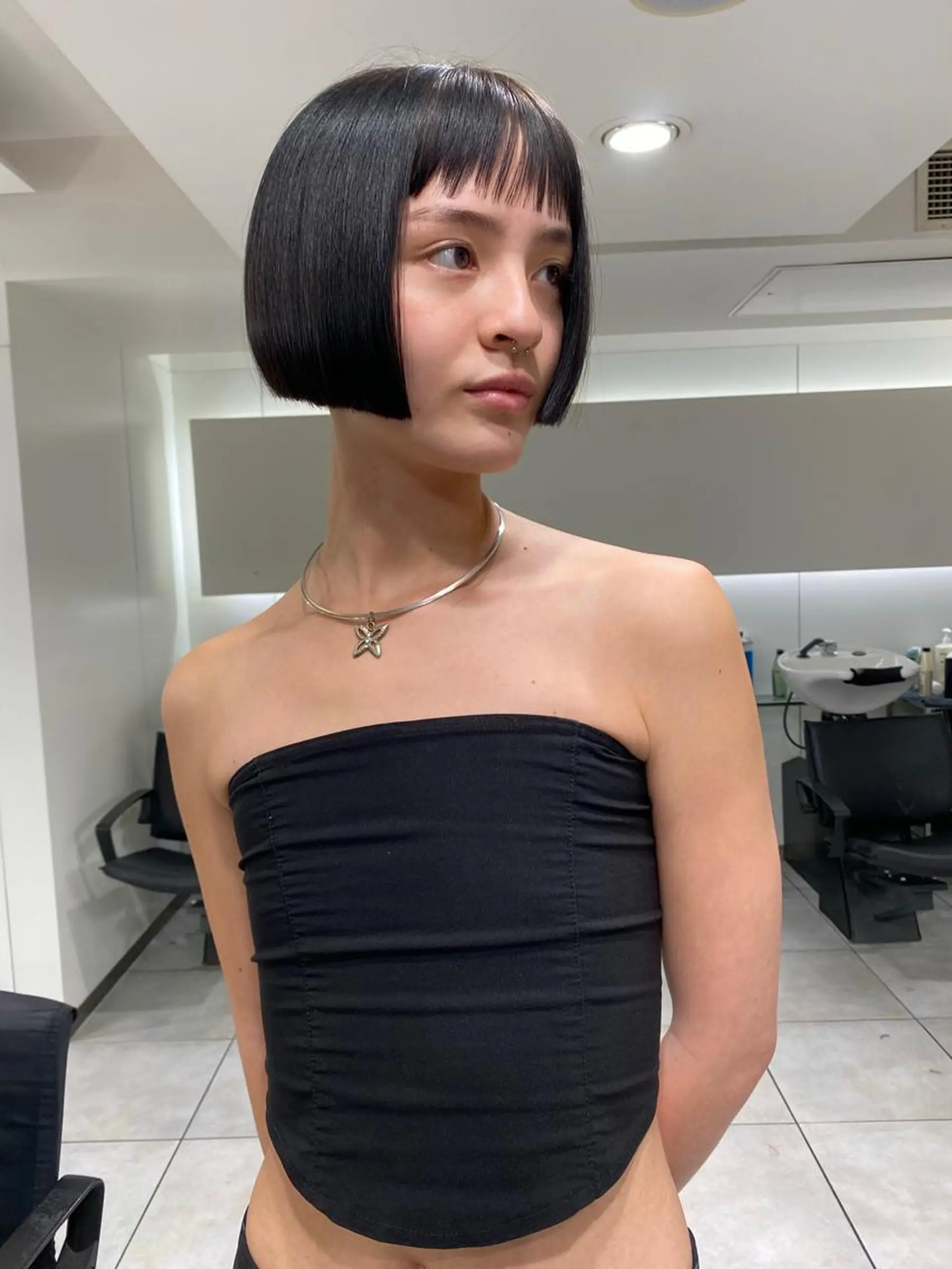 ショート ショート、ボブ専門 オサナイのヘアスタイル