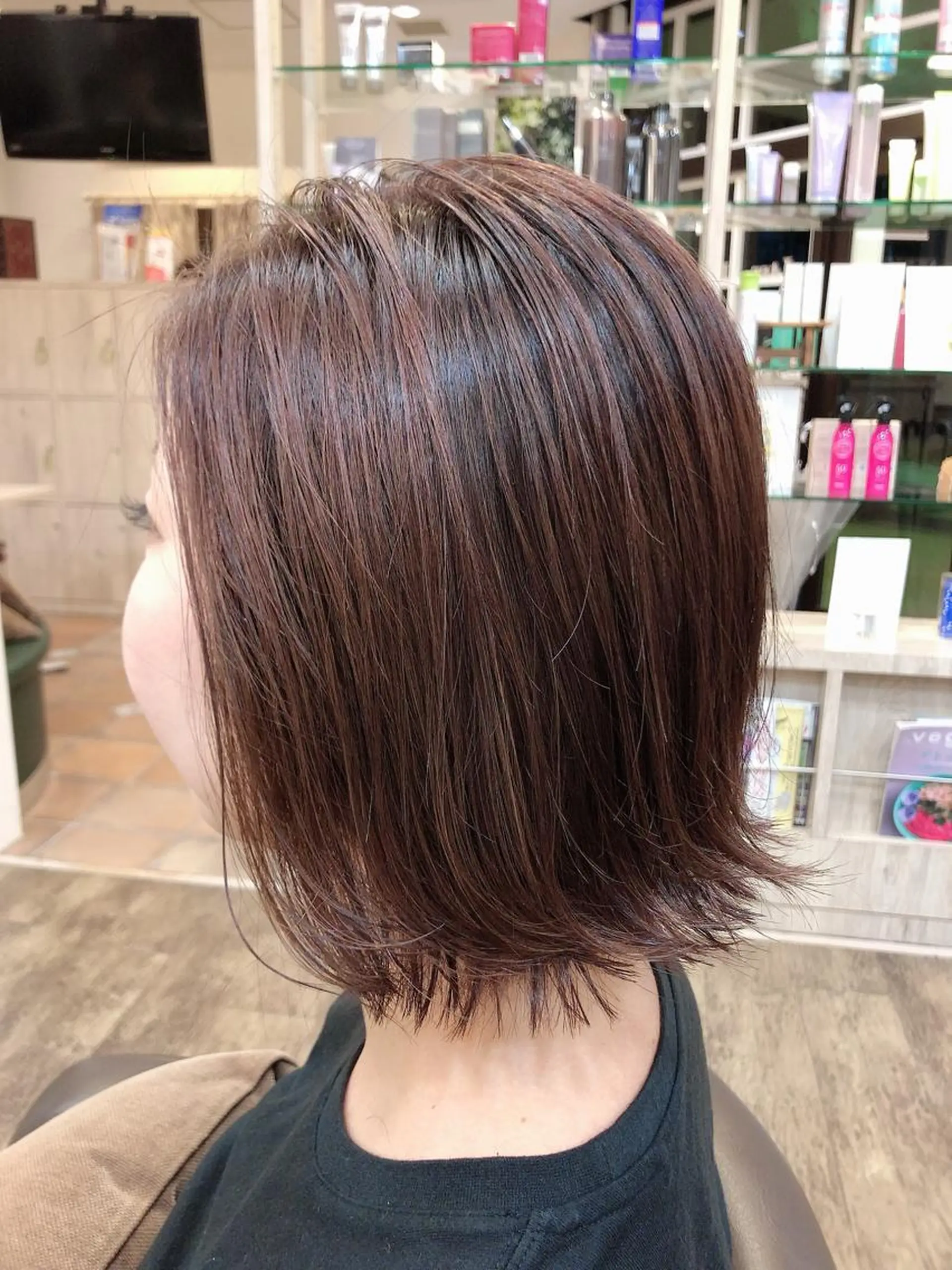 ショート カラー イルミナカラー ピンクカラー ピンクパープル パープルカラー ヘアカラー 尚平 40代からの 髪質改善専門のその他イメージ