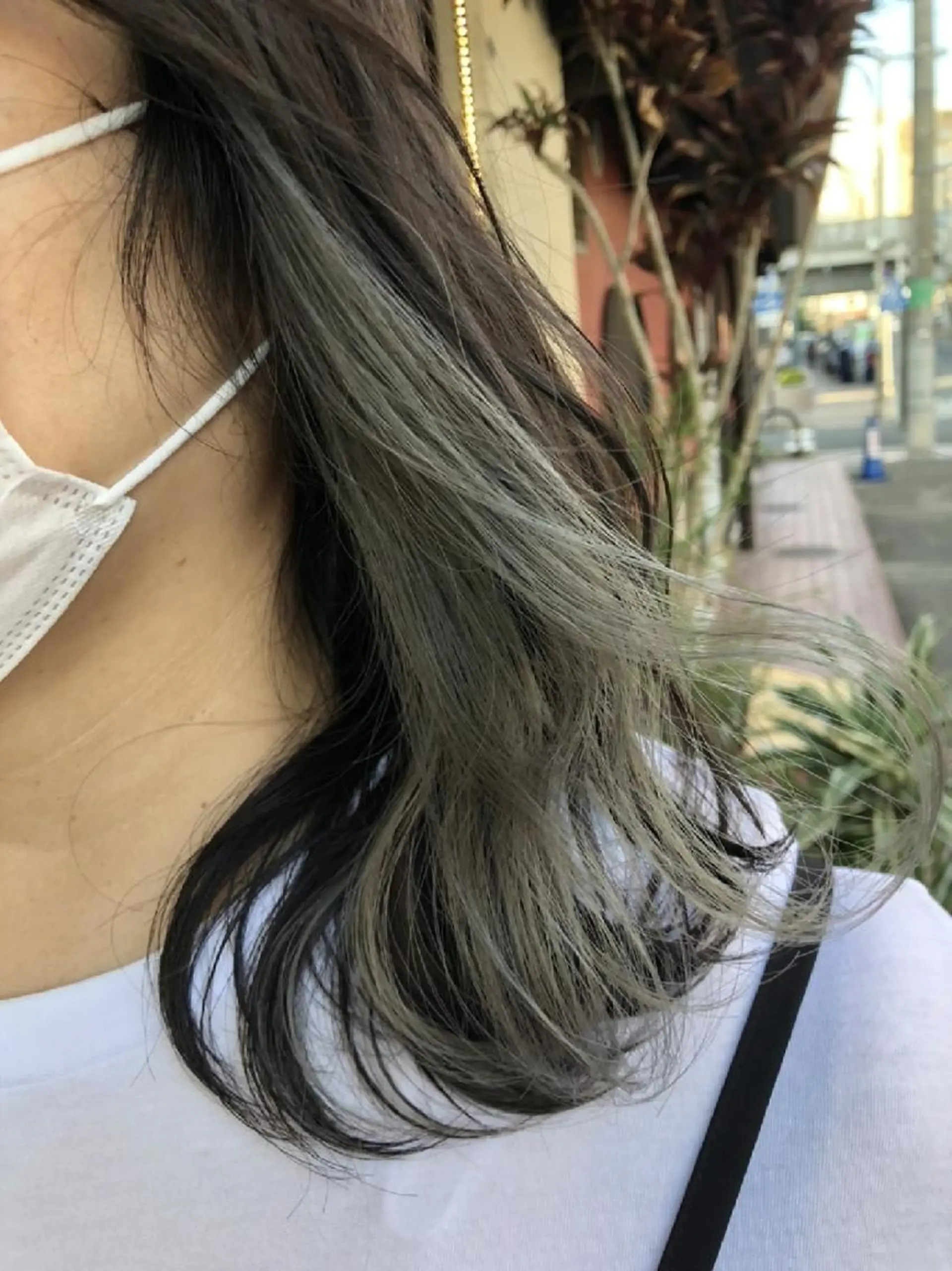 ミディアム カット ヘアカラー トリートメント 永野 翔平のヘアスタイル