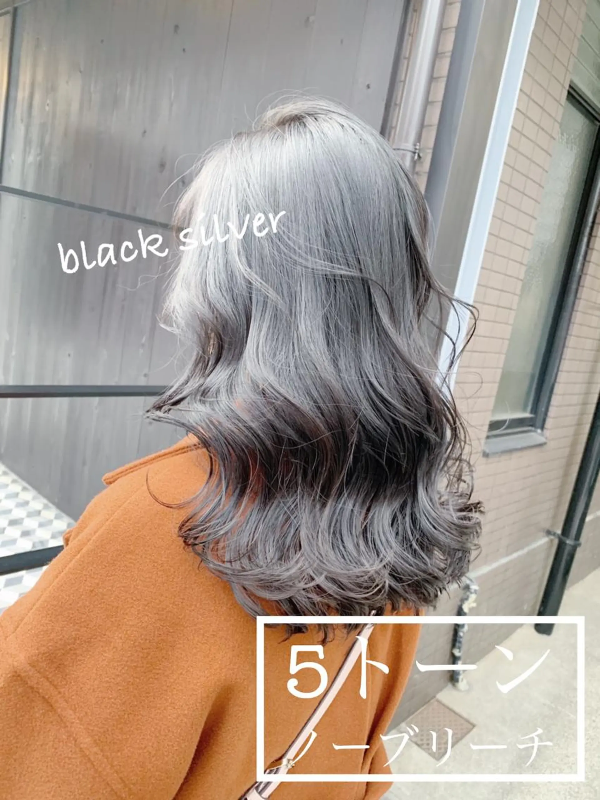 ロング カラー 黒髪 シルバー DUMBO所属・【完全マンツー 恵比寿】佐藤 翔のヘアスタイル