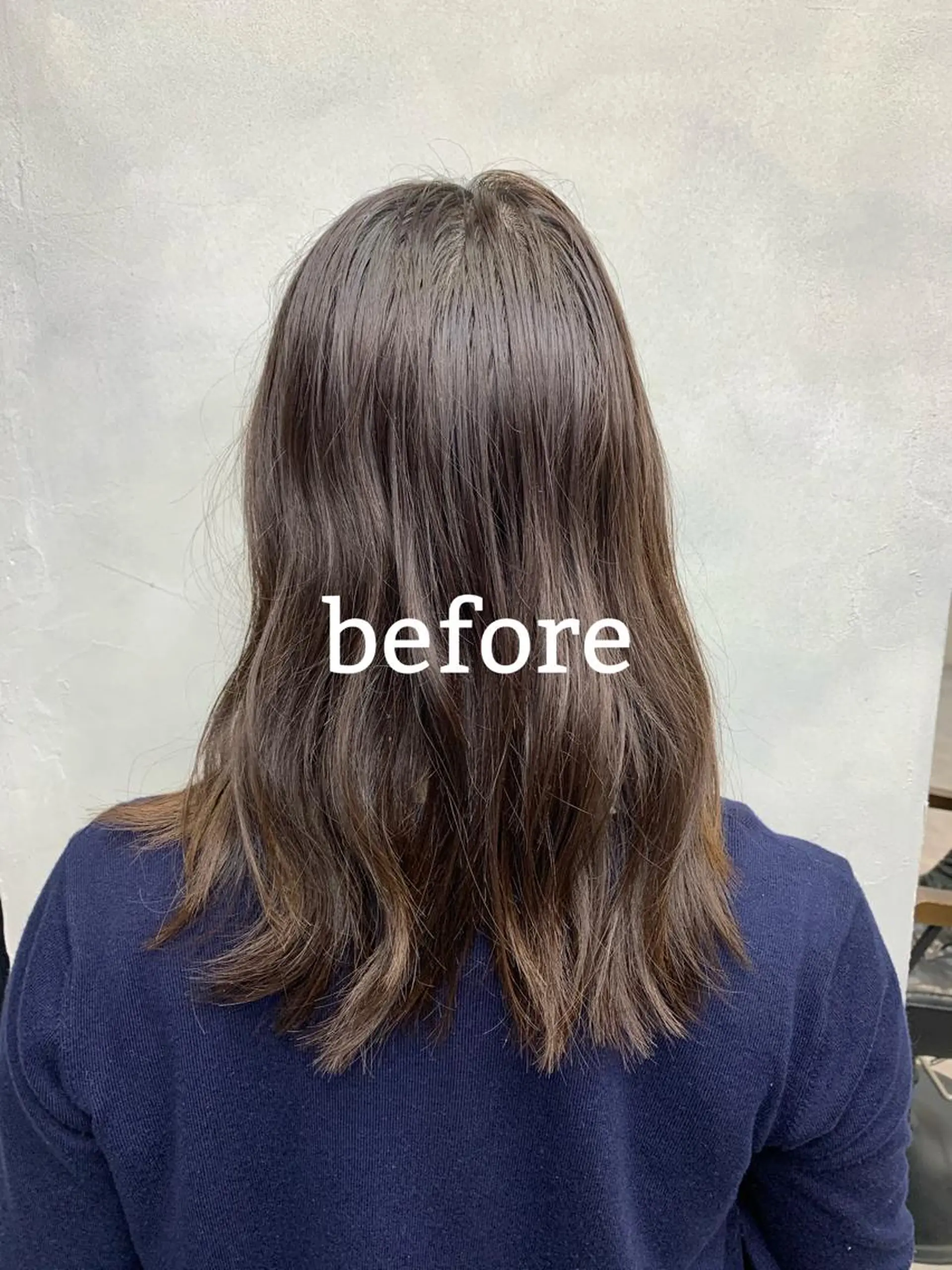 ミディアム 新宿/韓国レイヤー 髪質改善カラー/角所のヘアスタイル