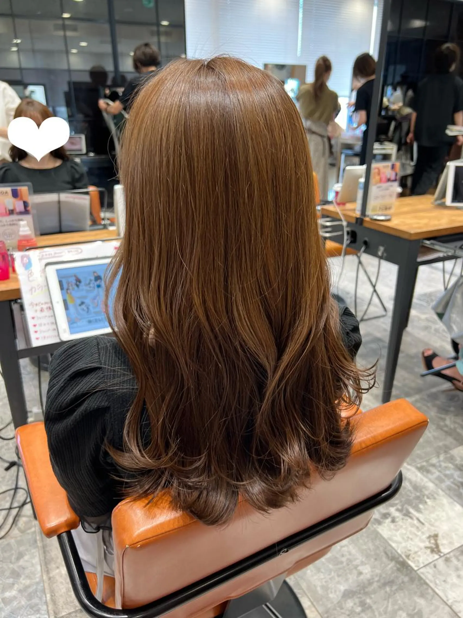 セミロング くびれヘア 髪質改善 縮毛矯正 🧡くびれヘア/前髪 顔周り🧡久原結衣のヘアスタイル