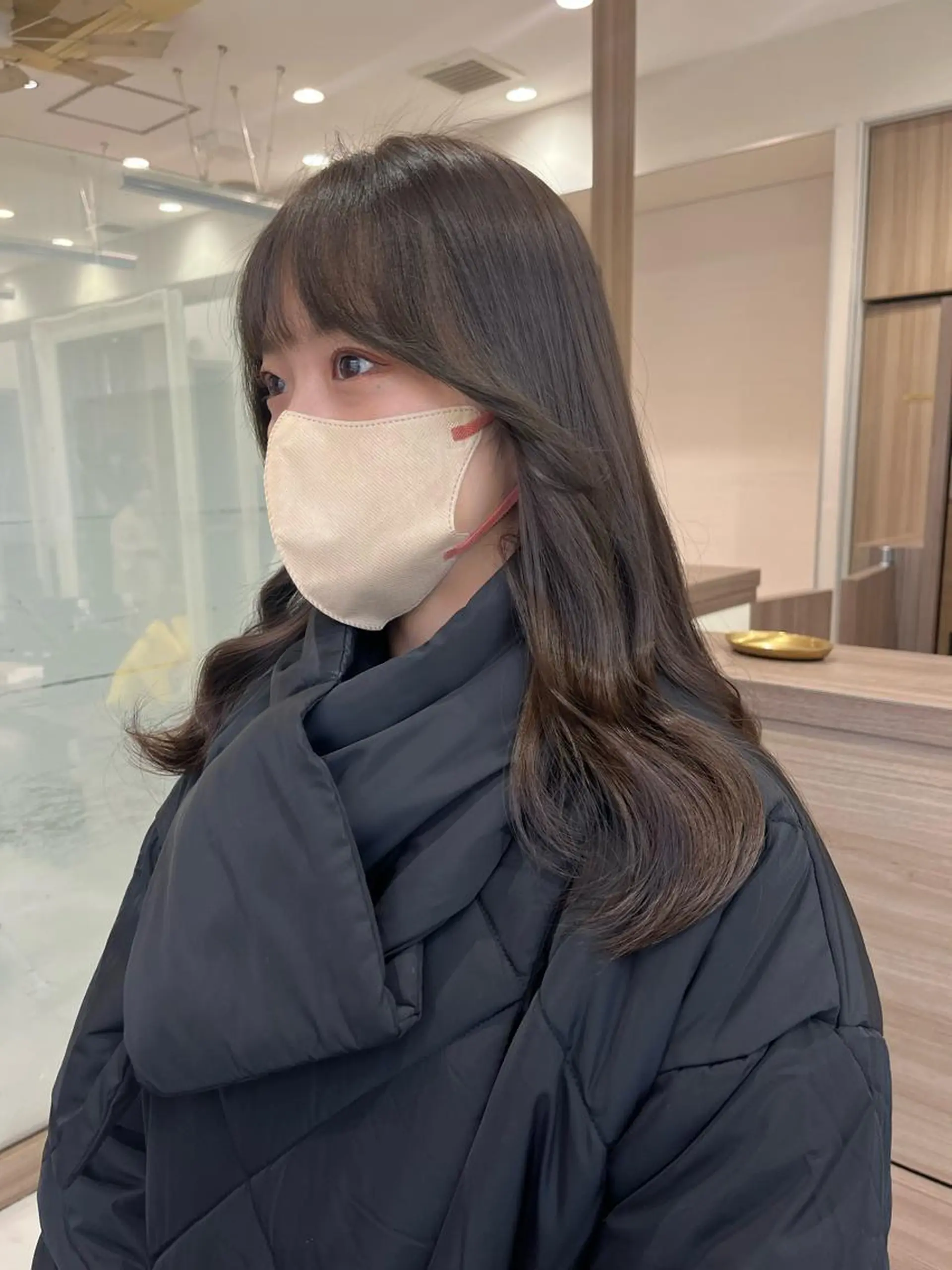 セミロング カラー 韓国ヘア/耳ツボジュ エリー♡ayumuのヘアスタイル