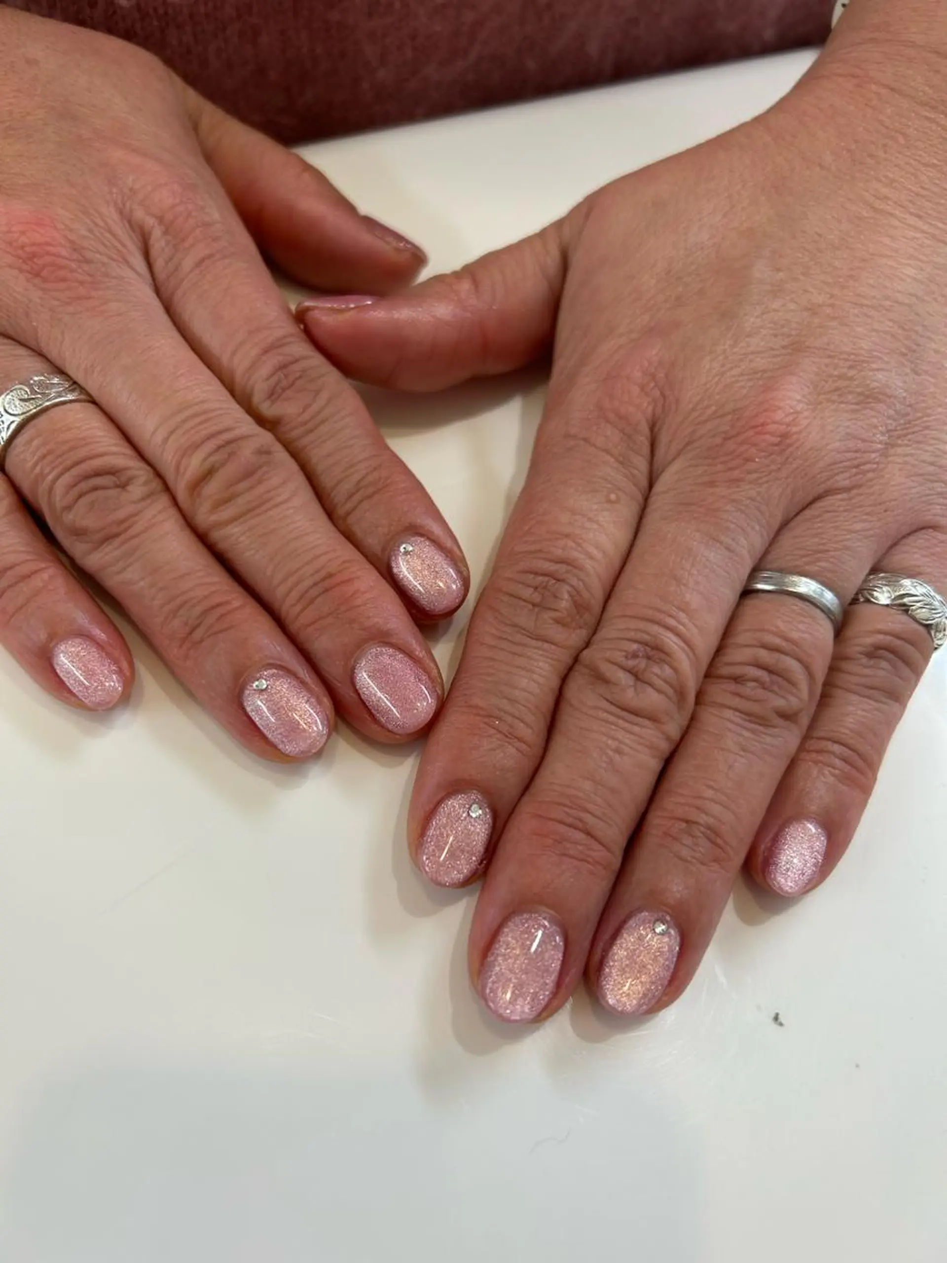 ネイル 成人式 フットネイル フレンチネイル グラデーション マグネットネイル brilliant s.kのネイルデザイン