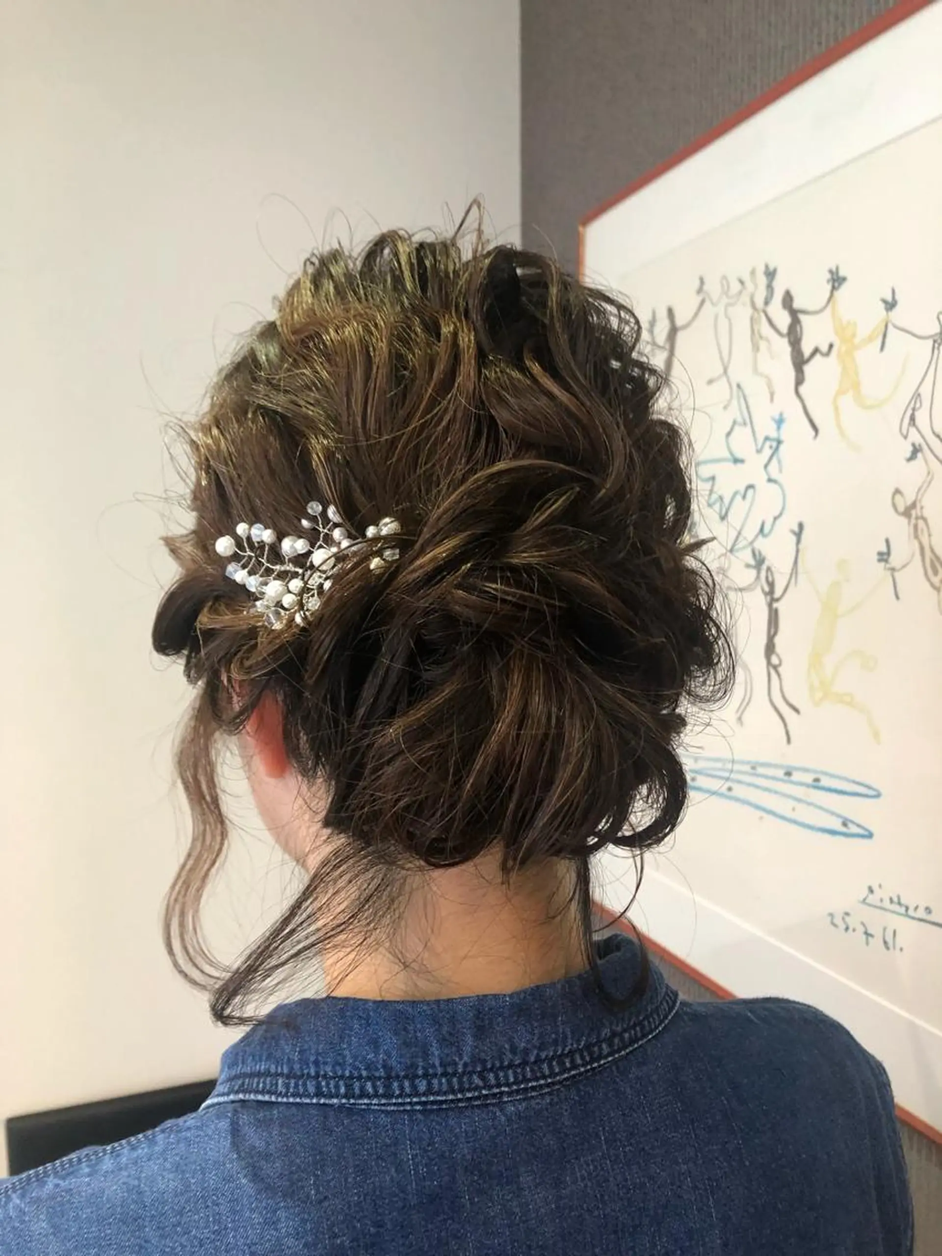 ミディアム ヘアアレンジ ヘアセット pep所属・pep natsumiのヘアスタイル