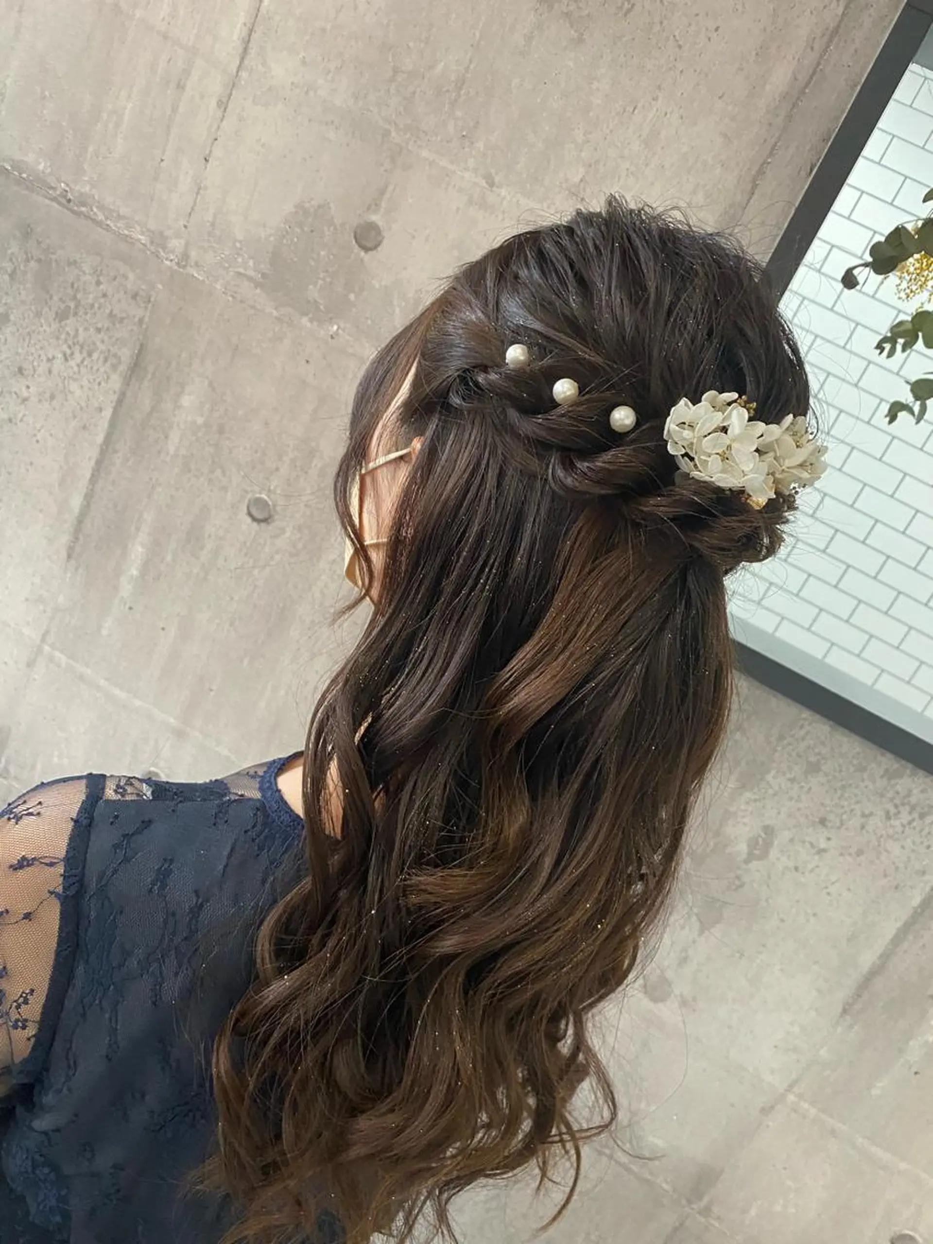 ロング ヘアアレンジ ヘアセット PANDOLA あゆり🦋のヘアスタイル