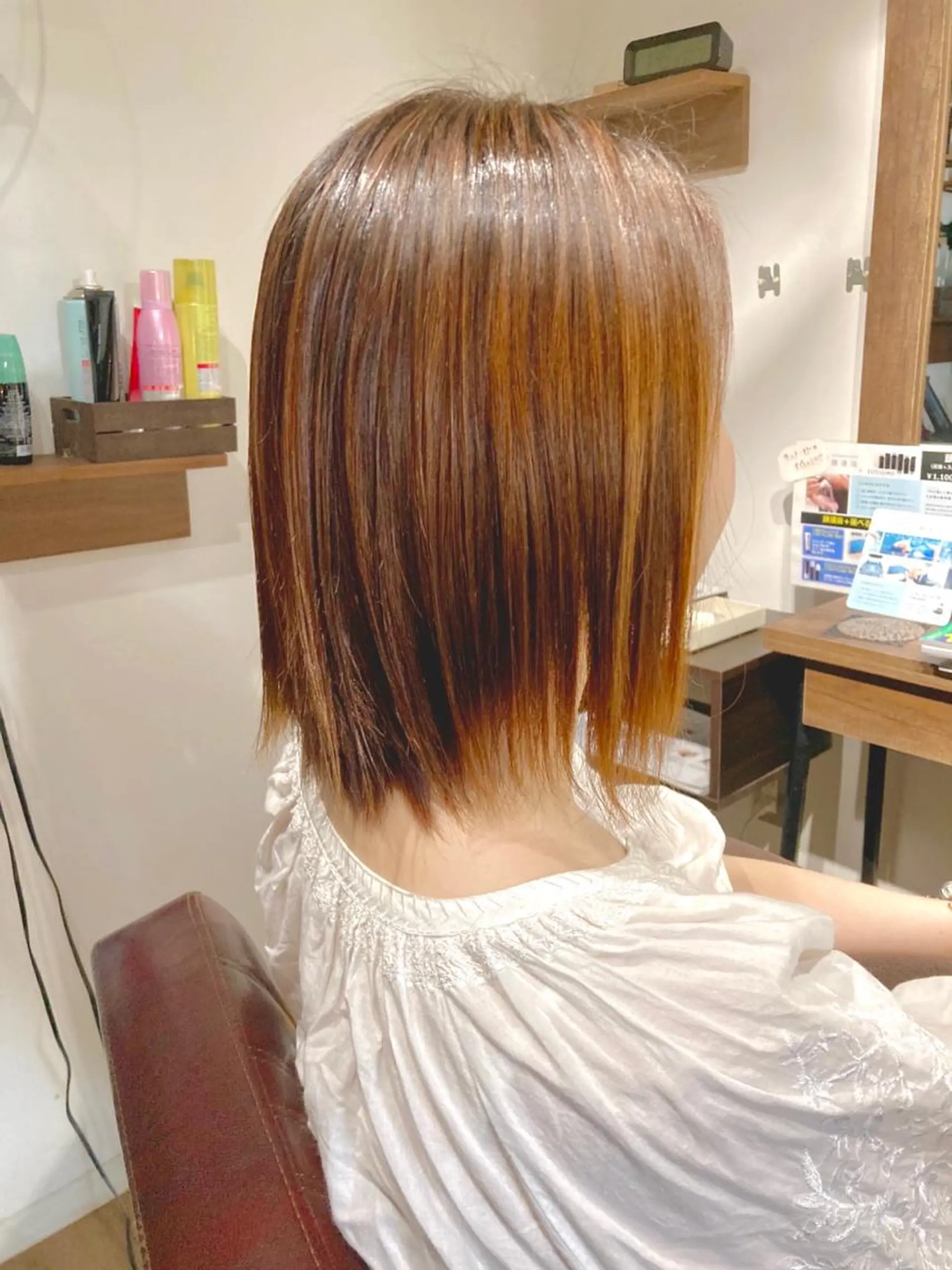 ショート 縮毛矯正 soin erinaのヘアスタイル