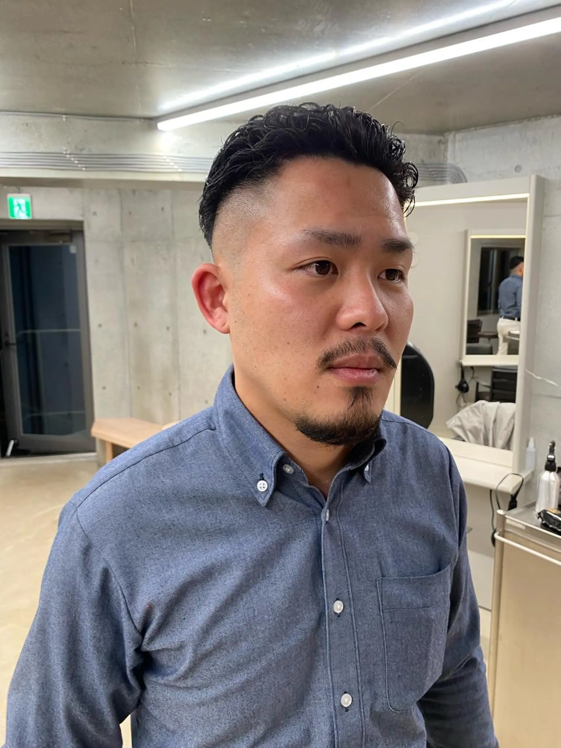 カラー パーマ メンズ アイブロウ オールバック フェードカット メンズパーマ スキンフェード 渋谷パーソナルカラー 診断🌈✨井上のその他イメージ