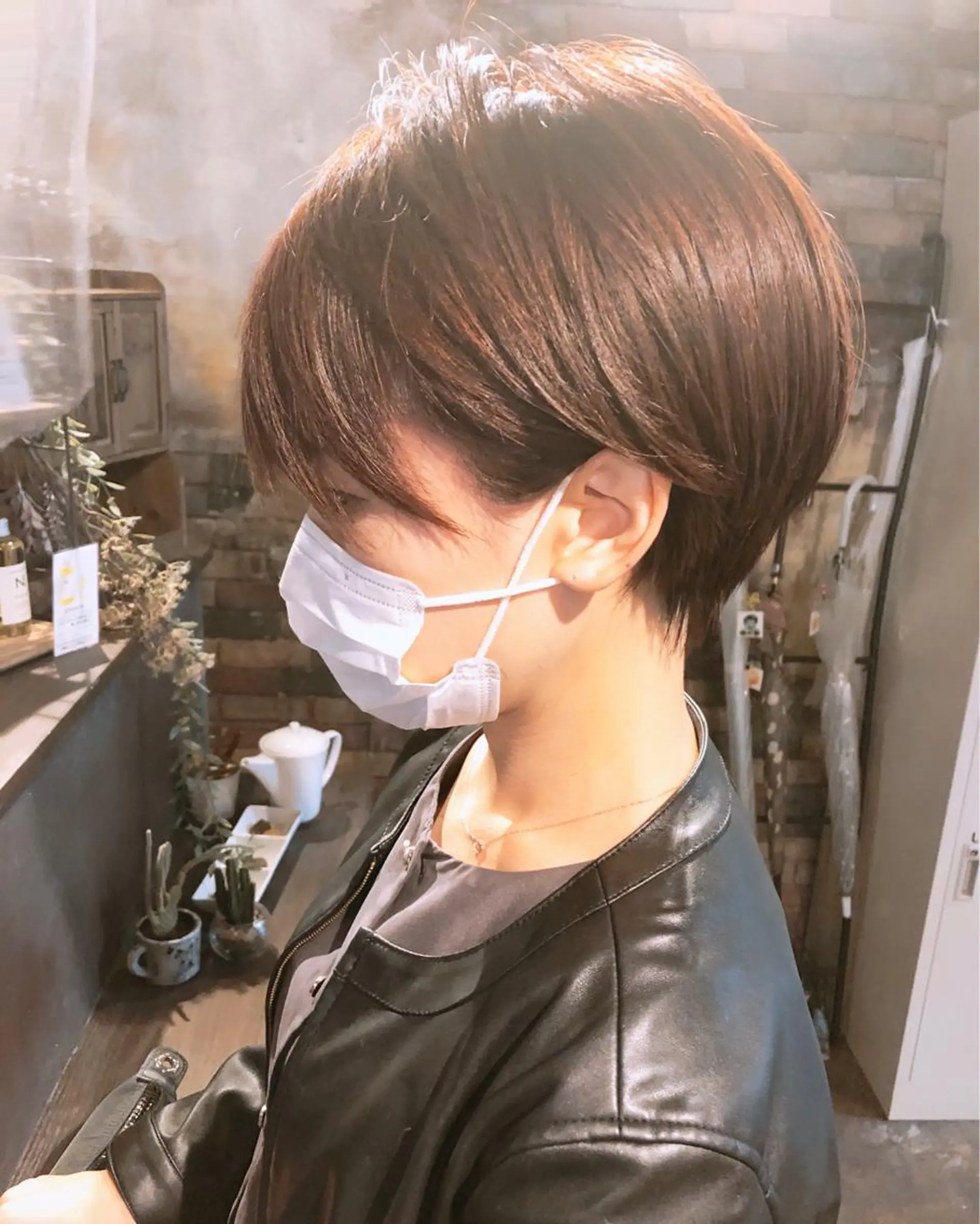 ショート ショートヘア カット トリートメント 髪質改善✨ハツメイ オグ✂️のヘアスタイル