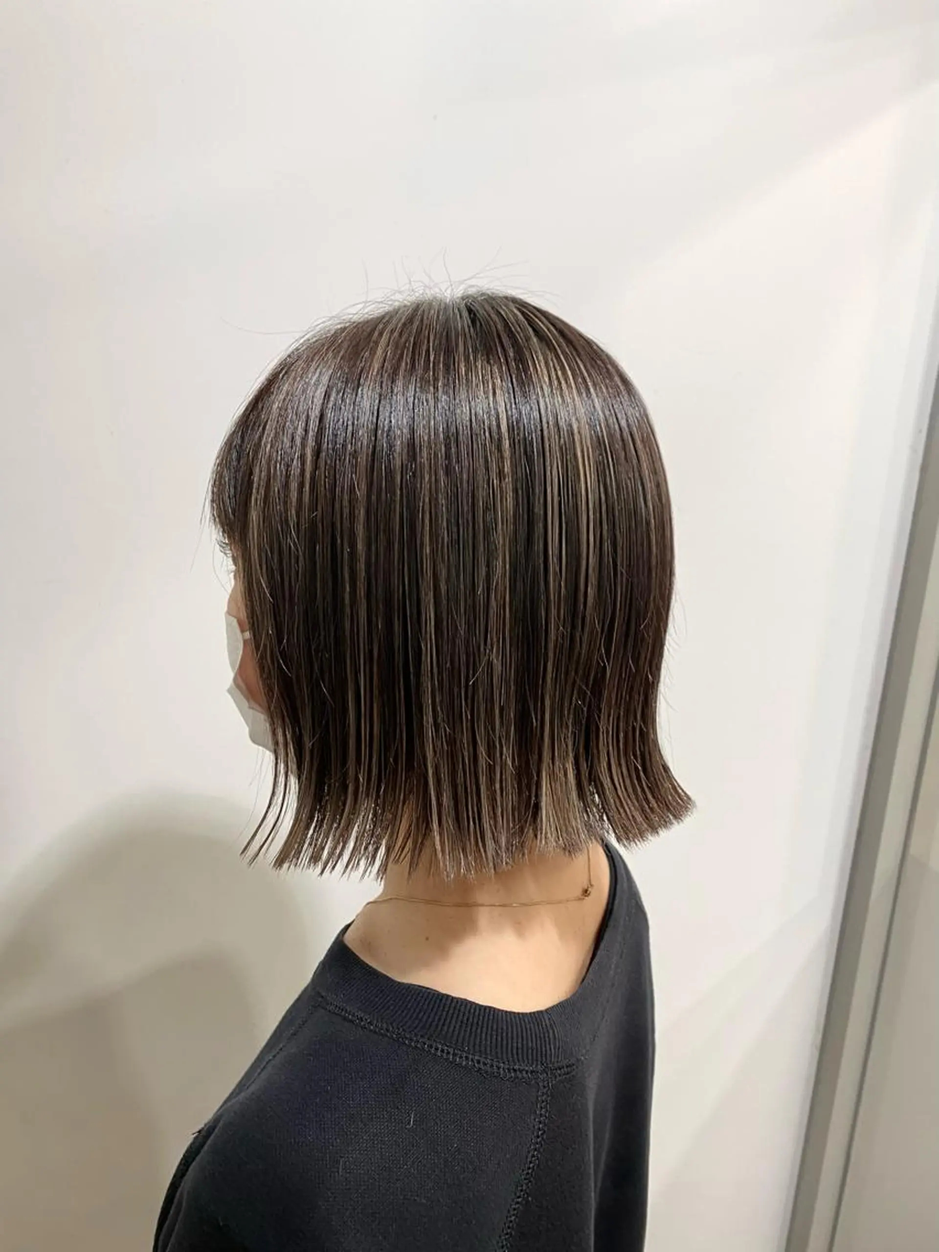 ショート カラー ヘアカラー たなか もえなのヘアスタイル