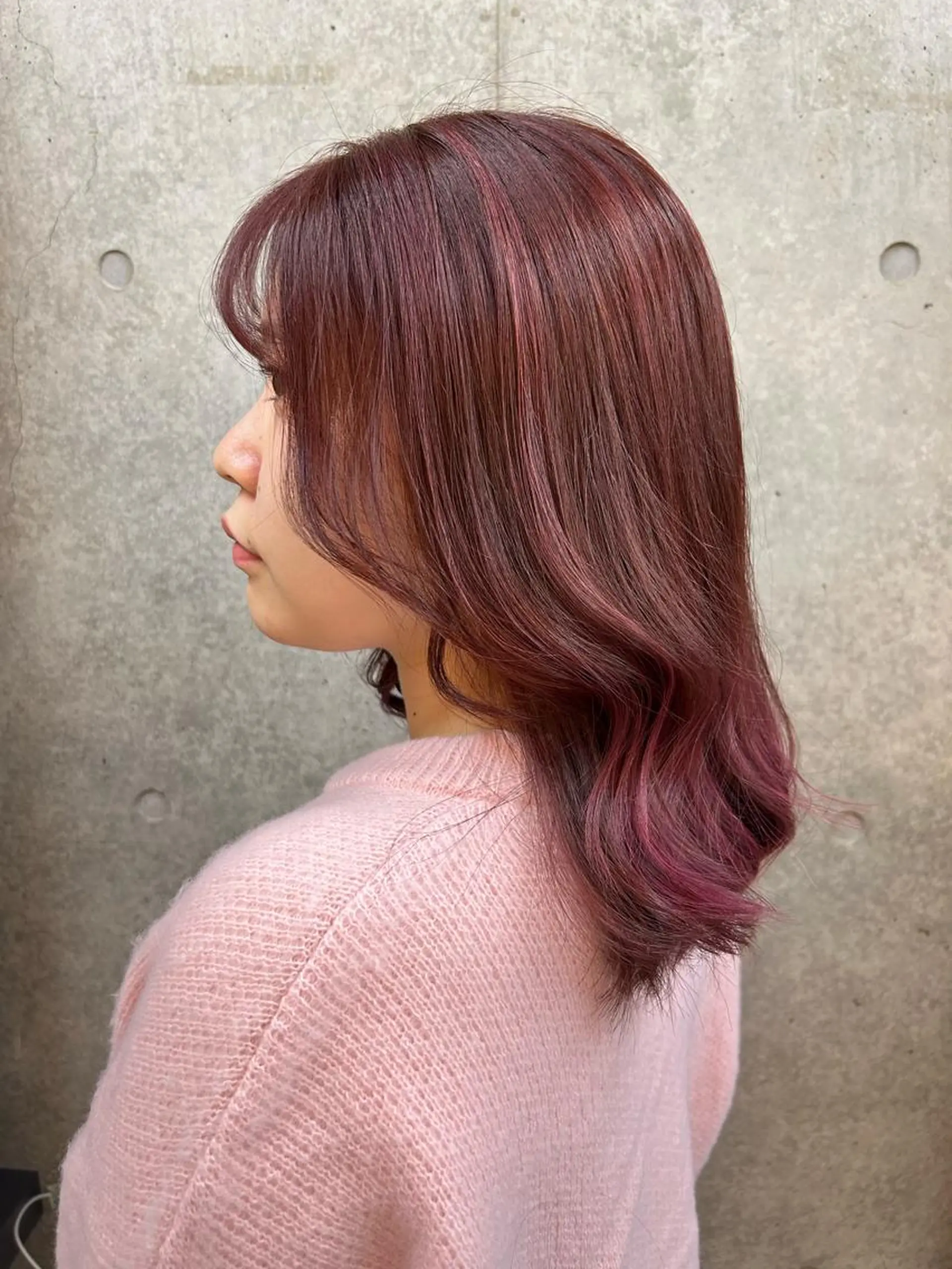 カラー すずき さくやのヘアスタイル