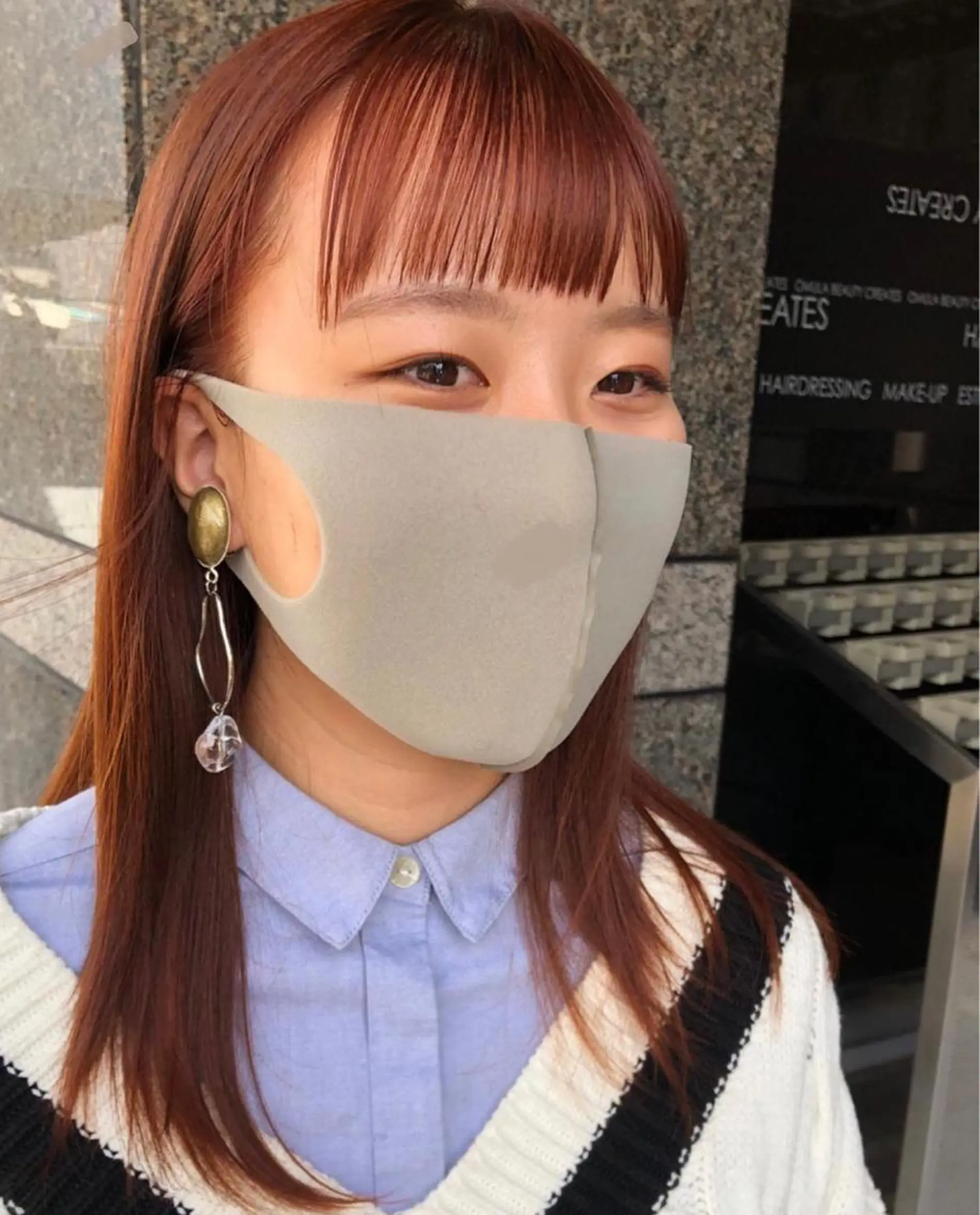 セミロング カラー リリカ🐈‍⬛ブリー チカラー/上永谷のヘアスタイル