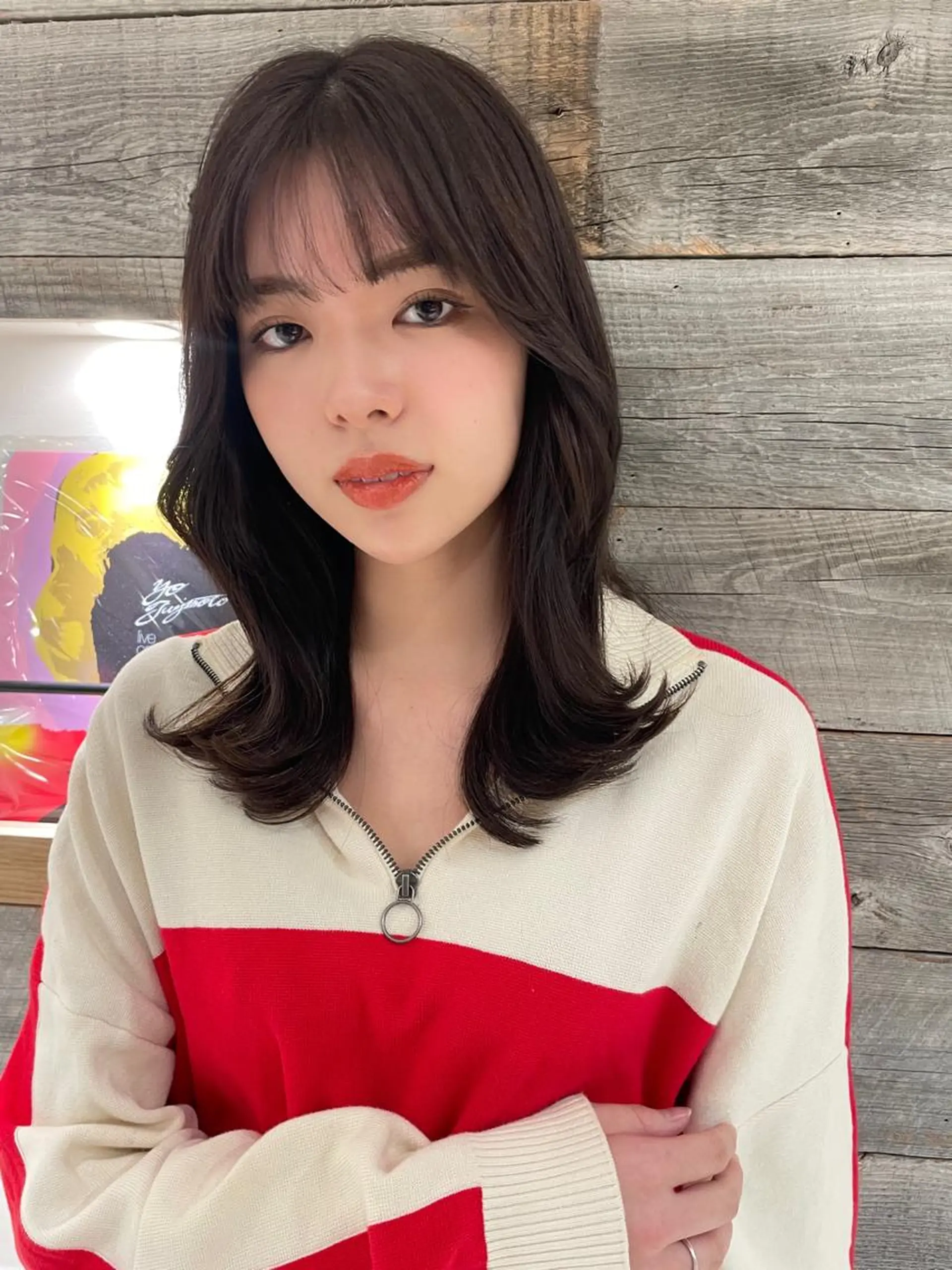 セミロング カラー くびれヘア カット ヘアカラー トリートメント 卒業式受付中🌻 肥田亜沙美のその他イメージ