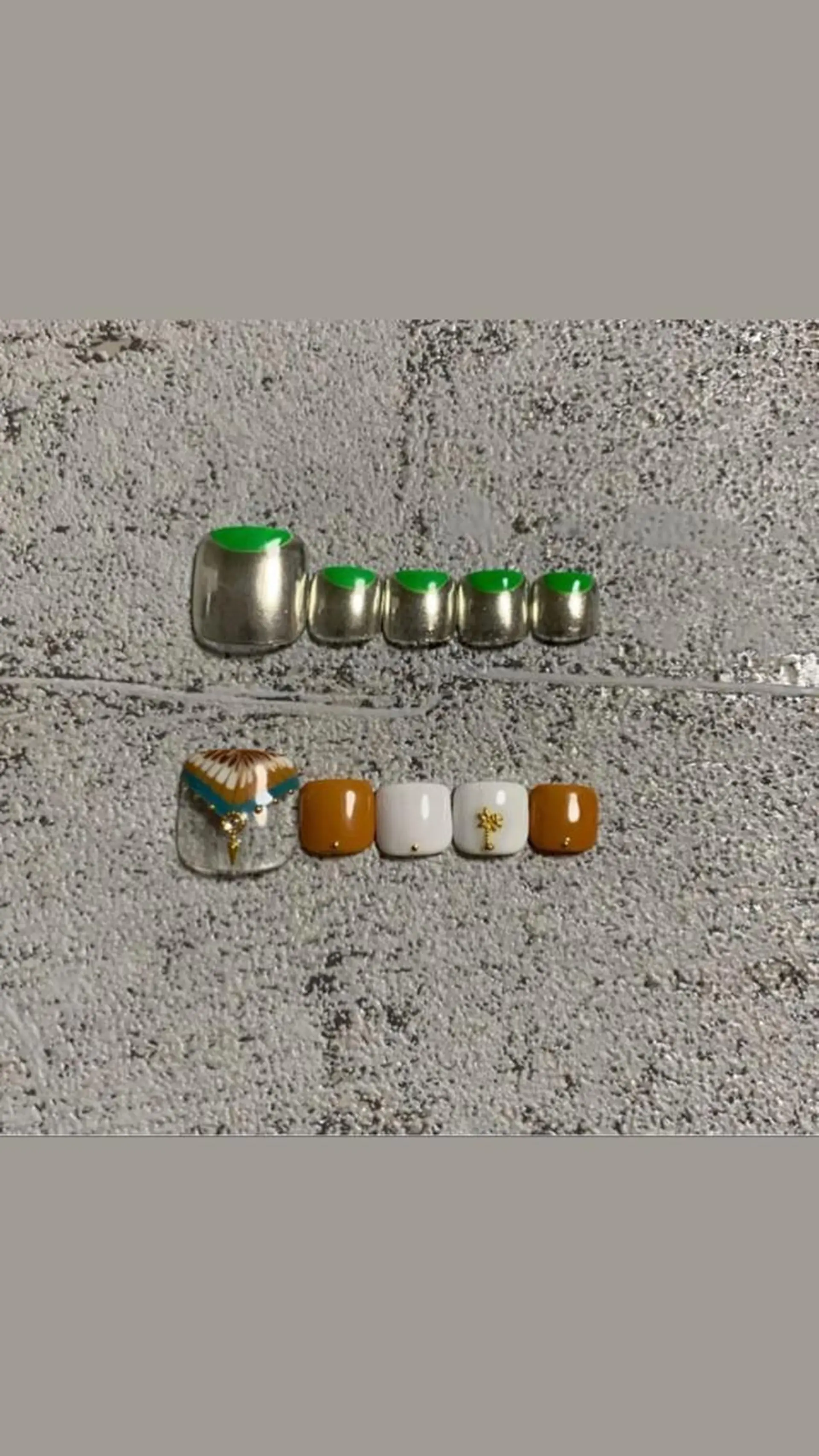 ネイル シンプルネイル フットネイル lyly.nail所属・lylynail YUUKAのネイルデザイン