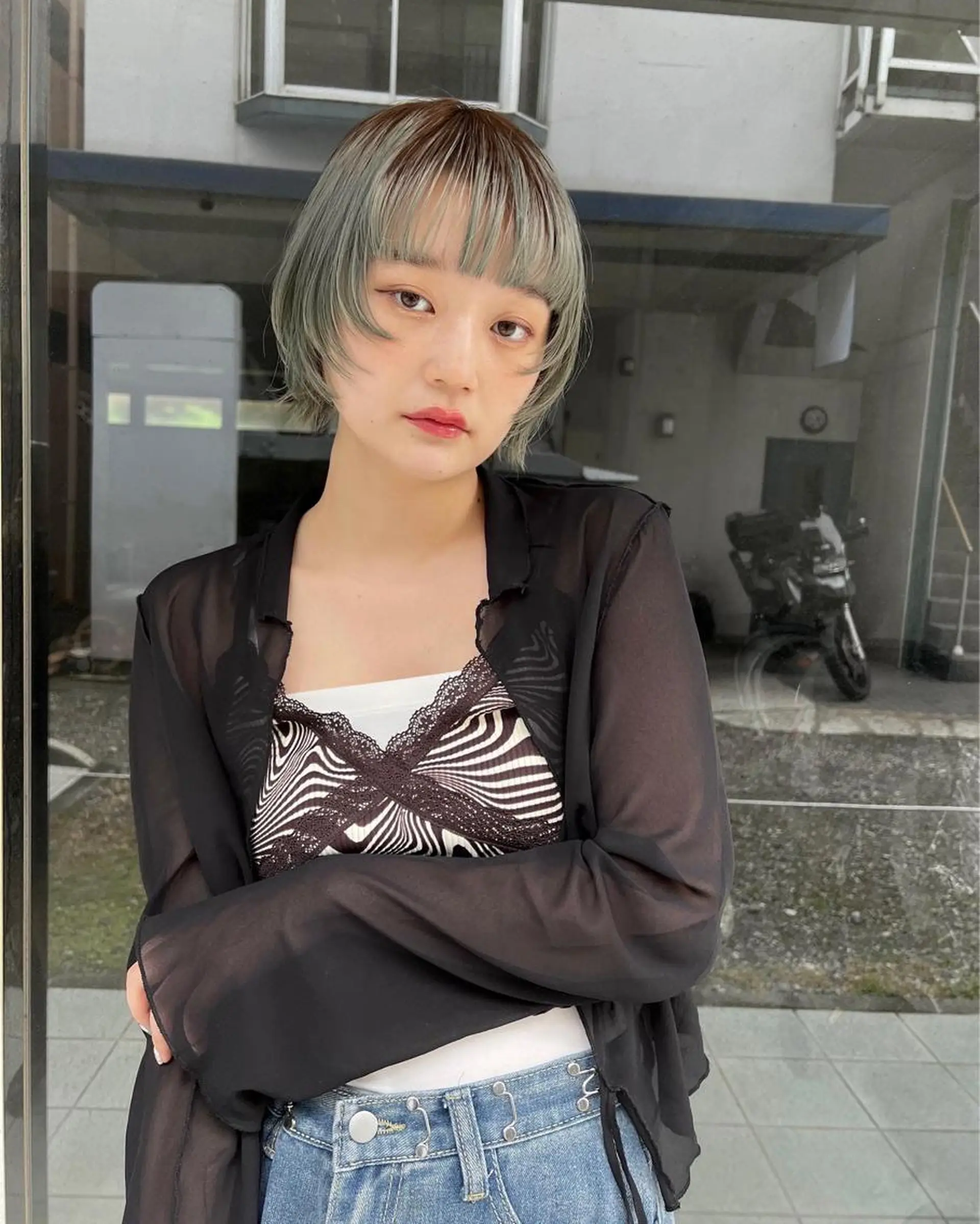 ショート レイヤーカット 似合わせカット ショートヘア カット トリートメント 透明感カラー ✨ 韓国艶髪💗菅原のヘアスタイル