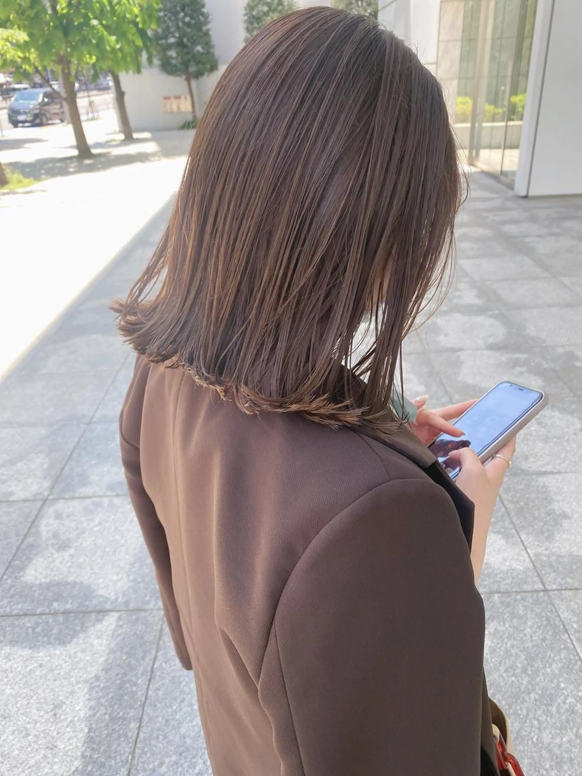 ミディアム カラー ヘアアレンジ カット ヘアカラー トリートメント 【代表】 たき〜のヘアスタイル