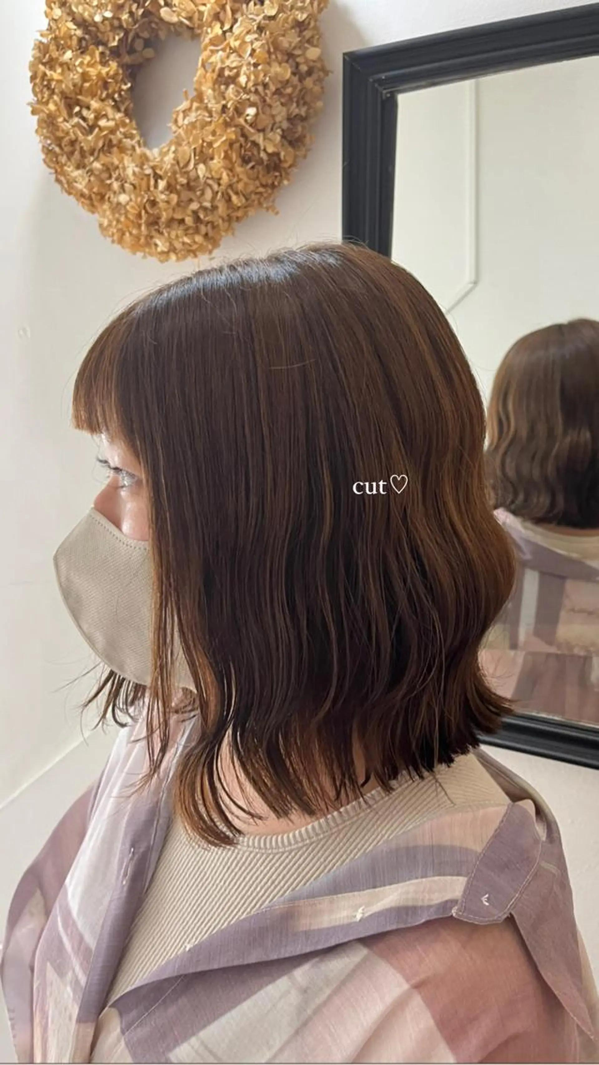 ミディアム 光本 杏のヘアスタイル