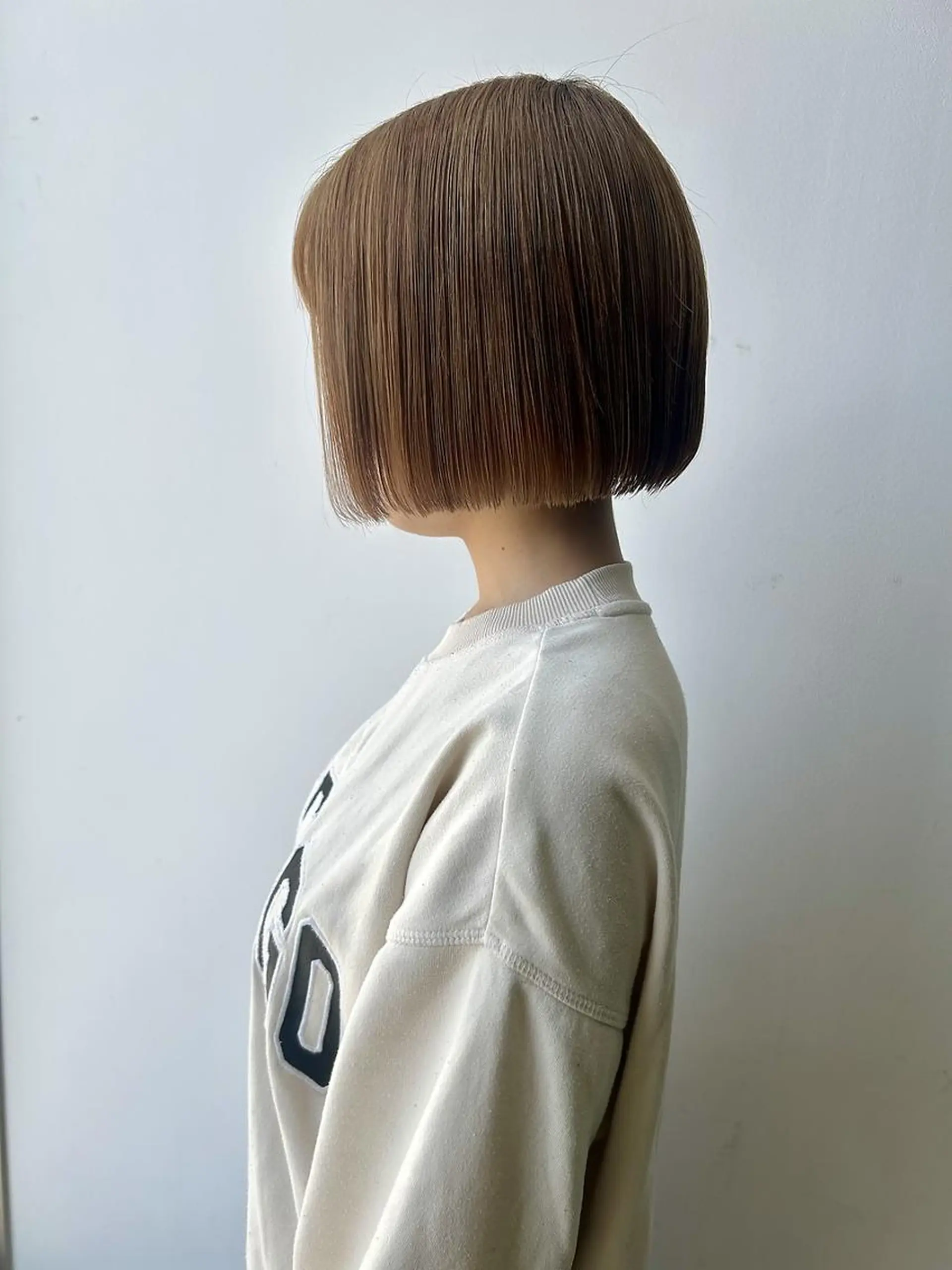 ショート ヘアカラー 勝野夏希/ハイトーン /ボブ/松本のヘアスタイル