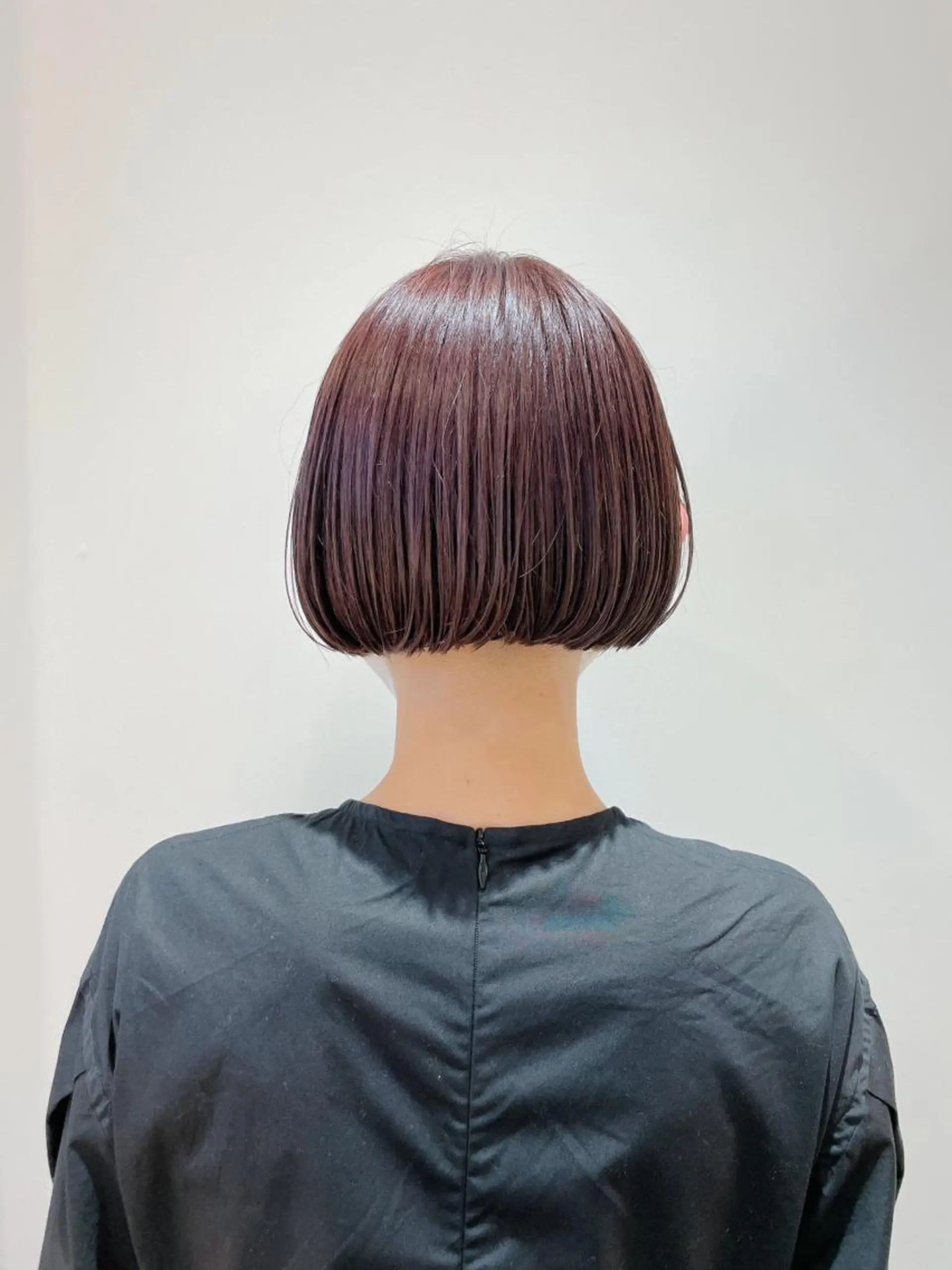 ショート ボブ ヘアカラー トリートメント コクブ アキヨのヘアスタイル
