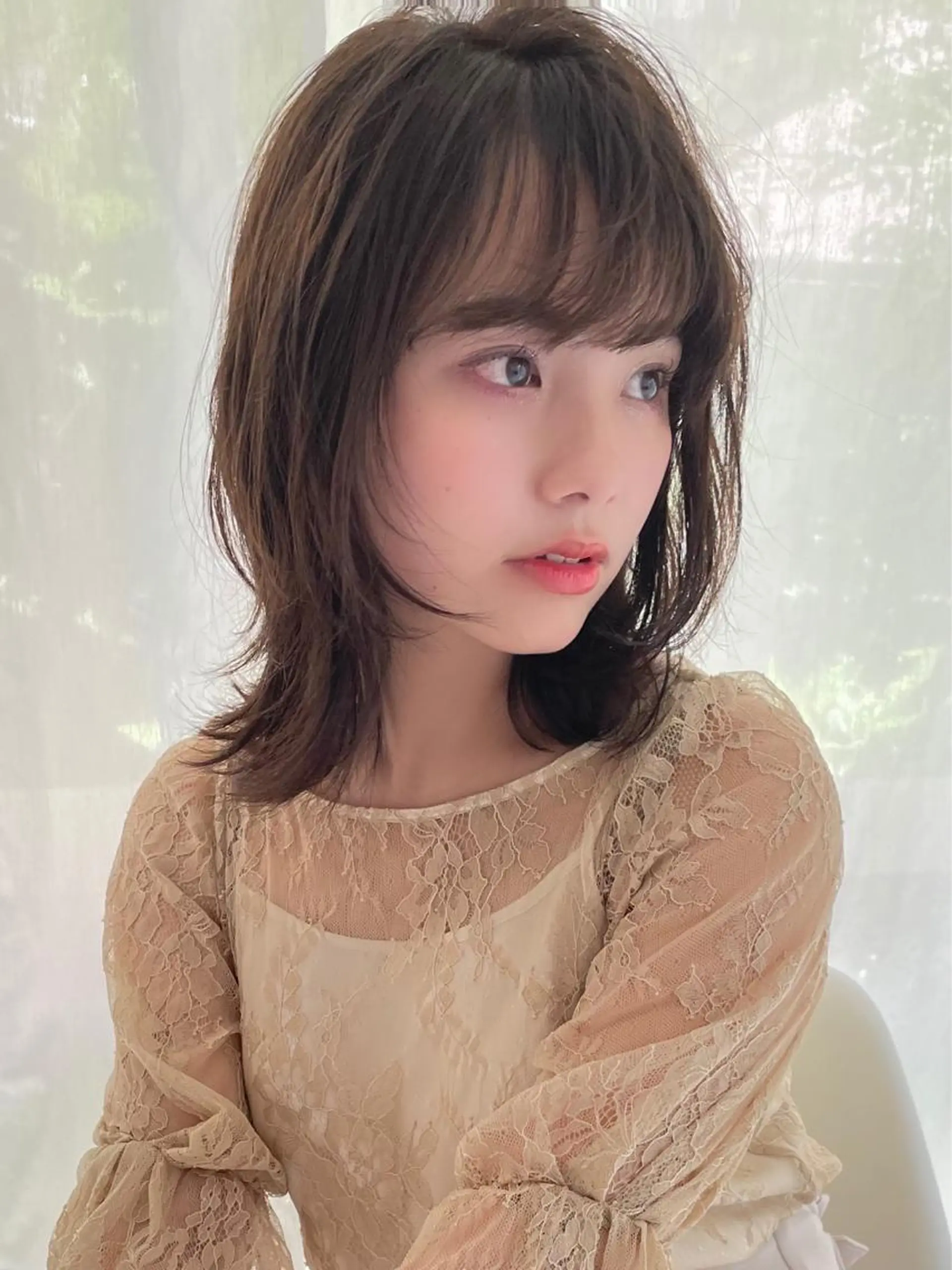 ミディアム カラー ベージュカラー カット ヘアカラー トリートメント 過去一の柔髪ヘア 🌿IVYjoureのヘアスタイル