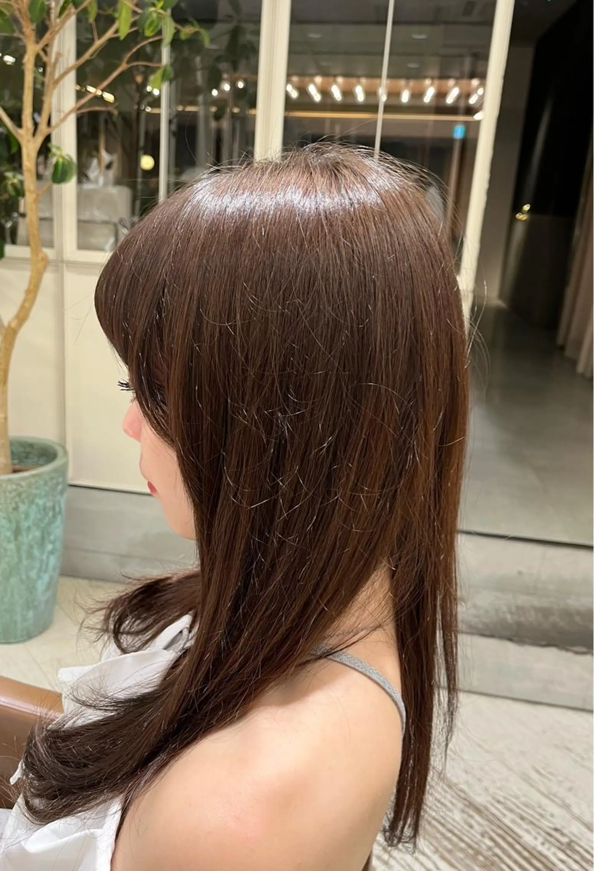 ロング カラー ベージュカラー ブラウンカラー 透明感カラー ✨大人ショートヘア ✨ロイのヘアスタイル