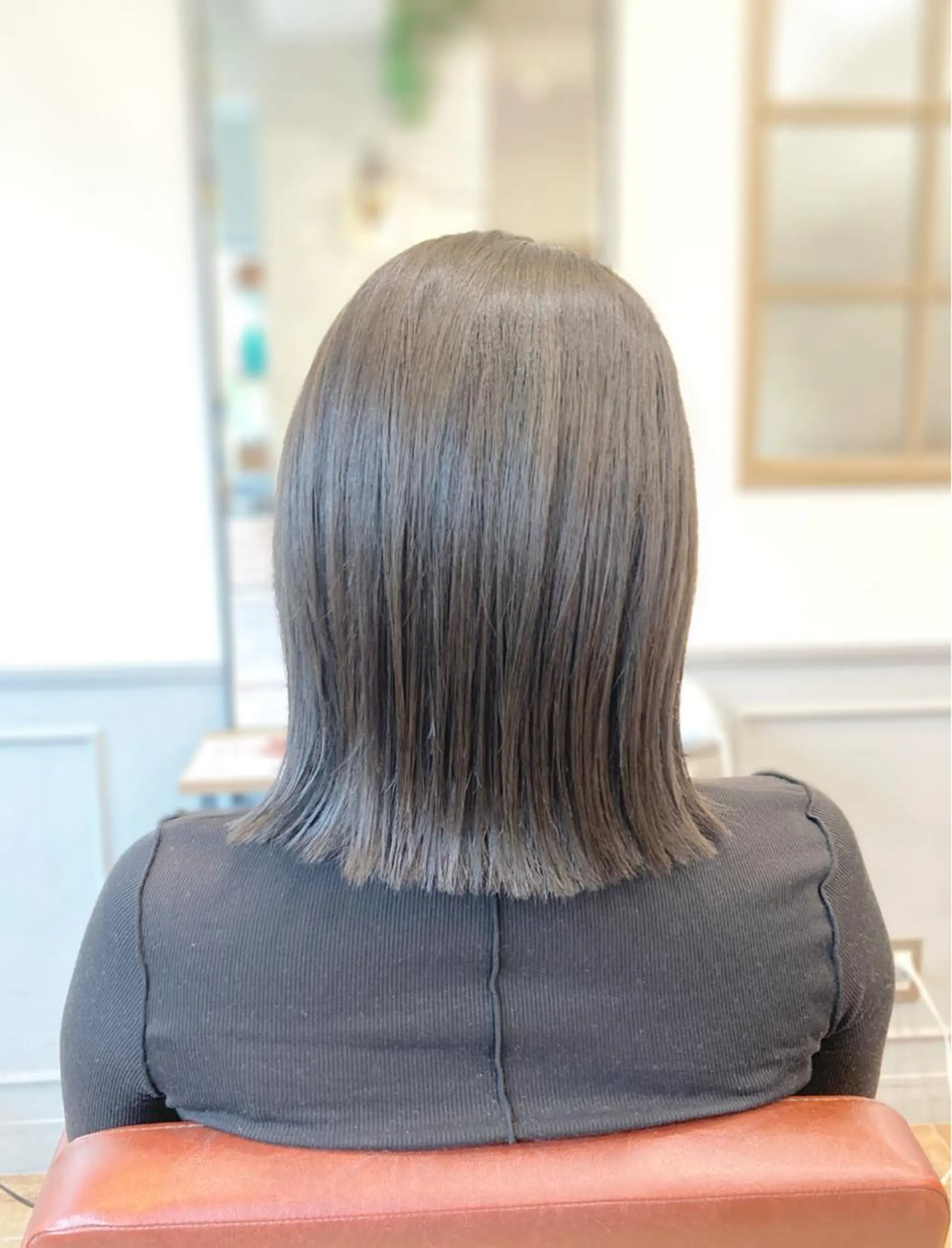 ミディアム カラー 菅原 綾のヘアスタイル