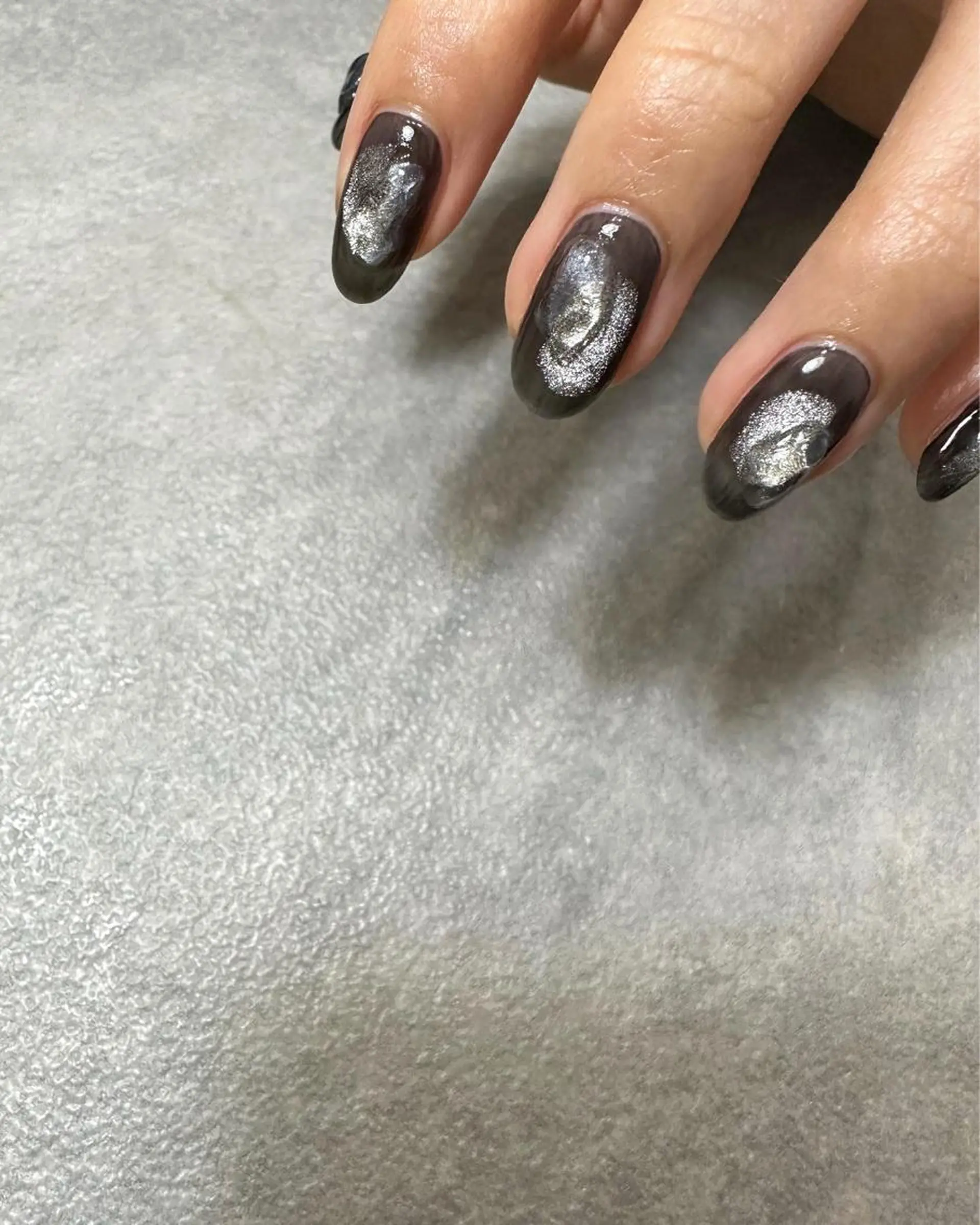 ネイル マグネットネイル ハンドネイル フットネイル kiii.__ ✴︎*のネイルデザイン