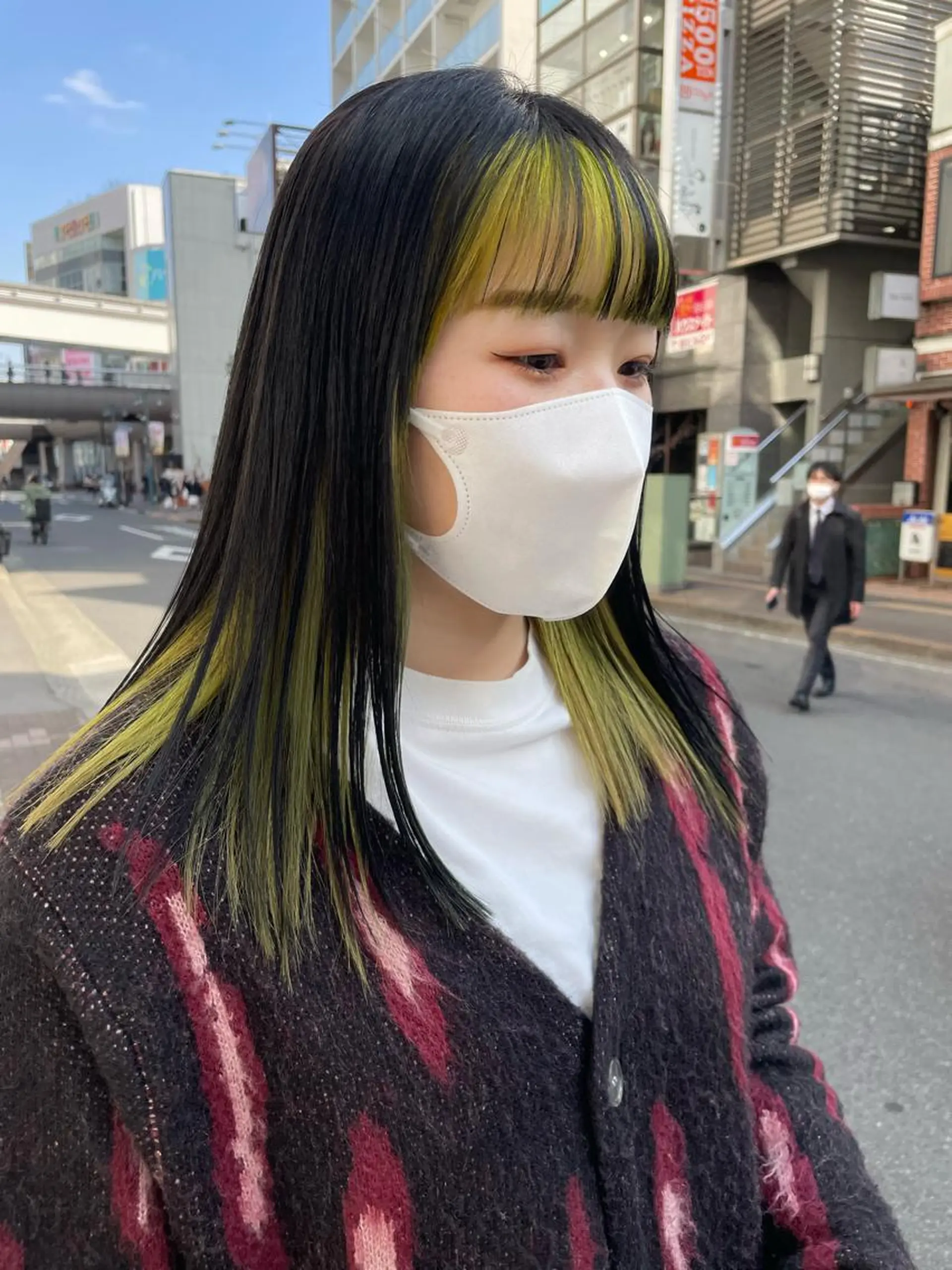 カラー デザインカラー インナーカラー メンズ/艶髪/カラー サクラ🌸のヘアスタイル