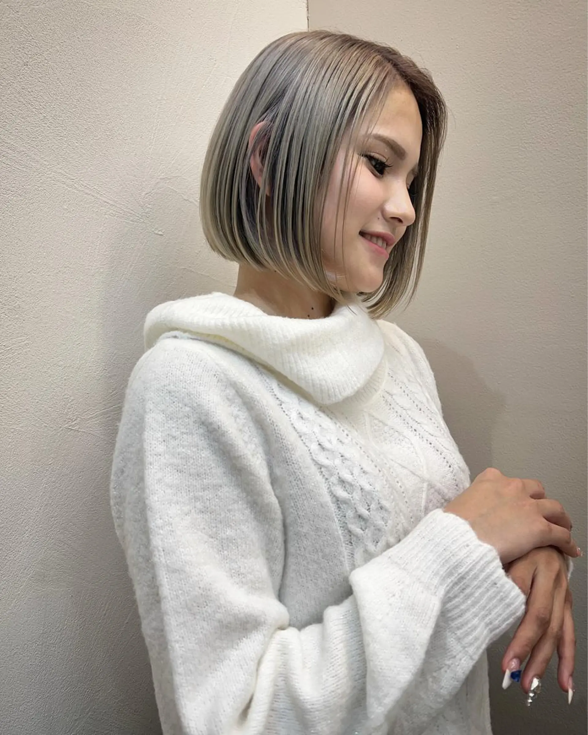 ショート カラー ハイトーンカラー テトネ タカシのヘアスタイル
