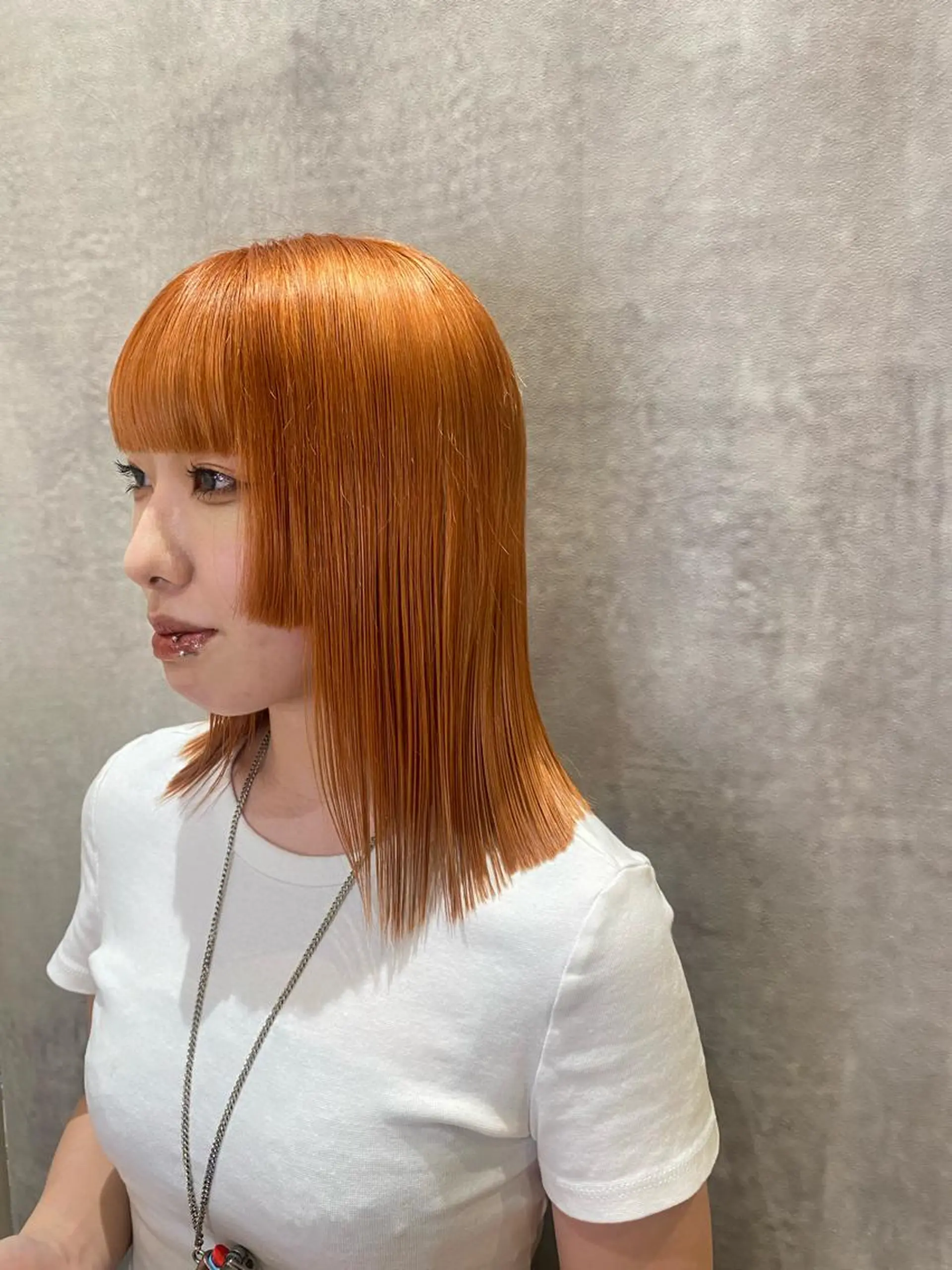 ミディアム カラー 大口 楓のヘアスタイル