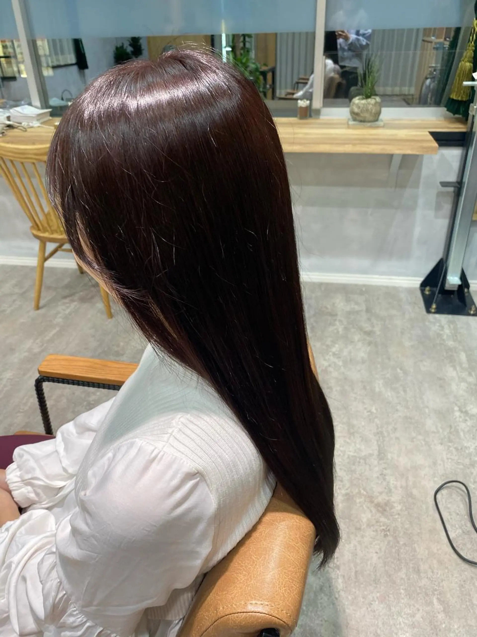 ロング カラー ヘアカラー 大久保 優香のヘアスタイル