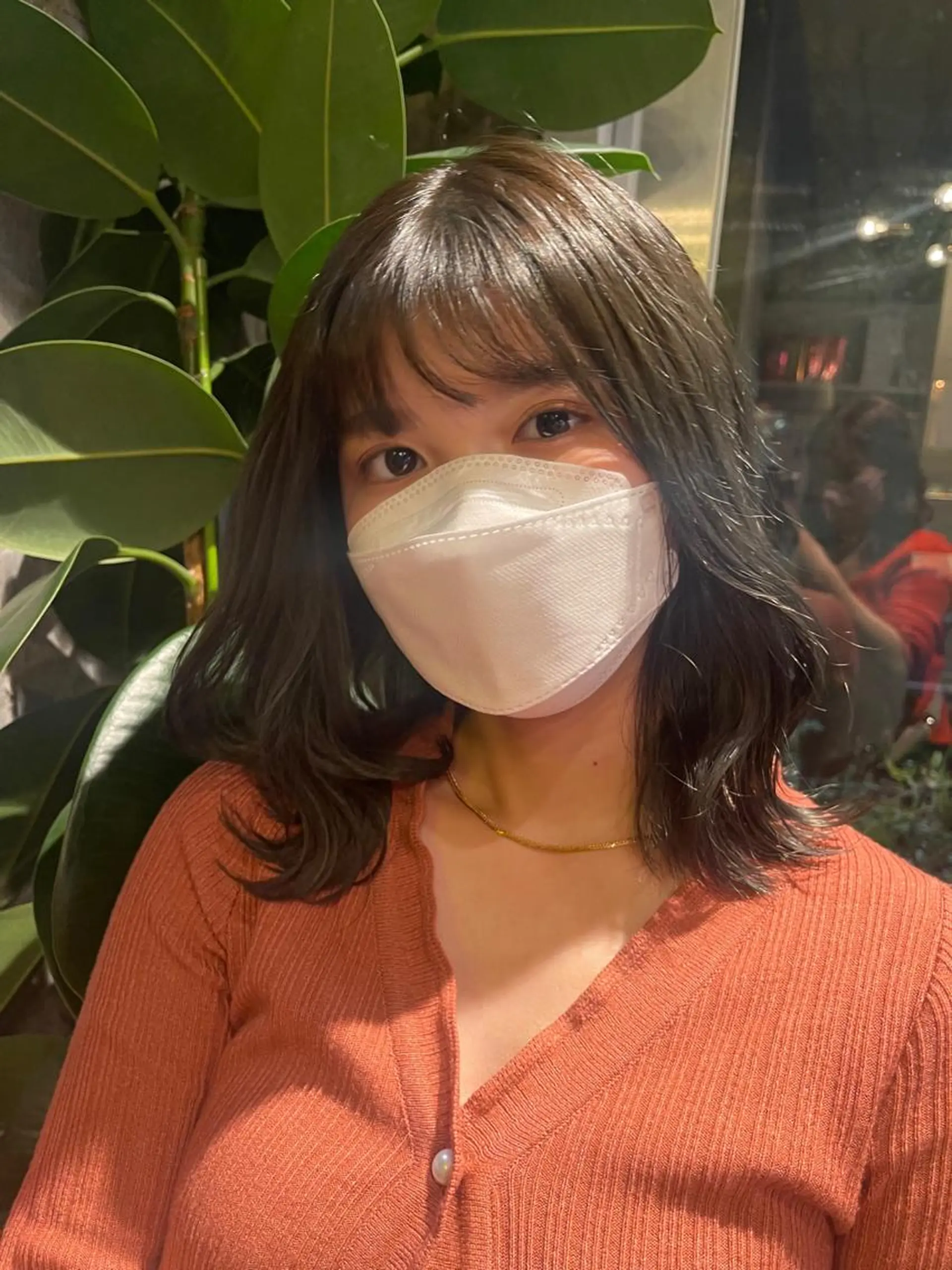 ミディアム ano @anomukuiのヘアスタイル