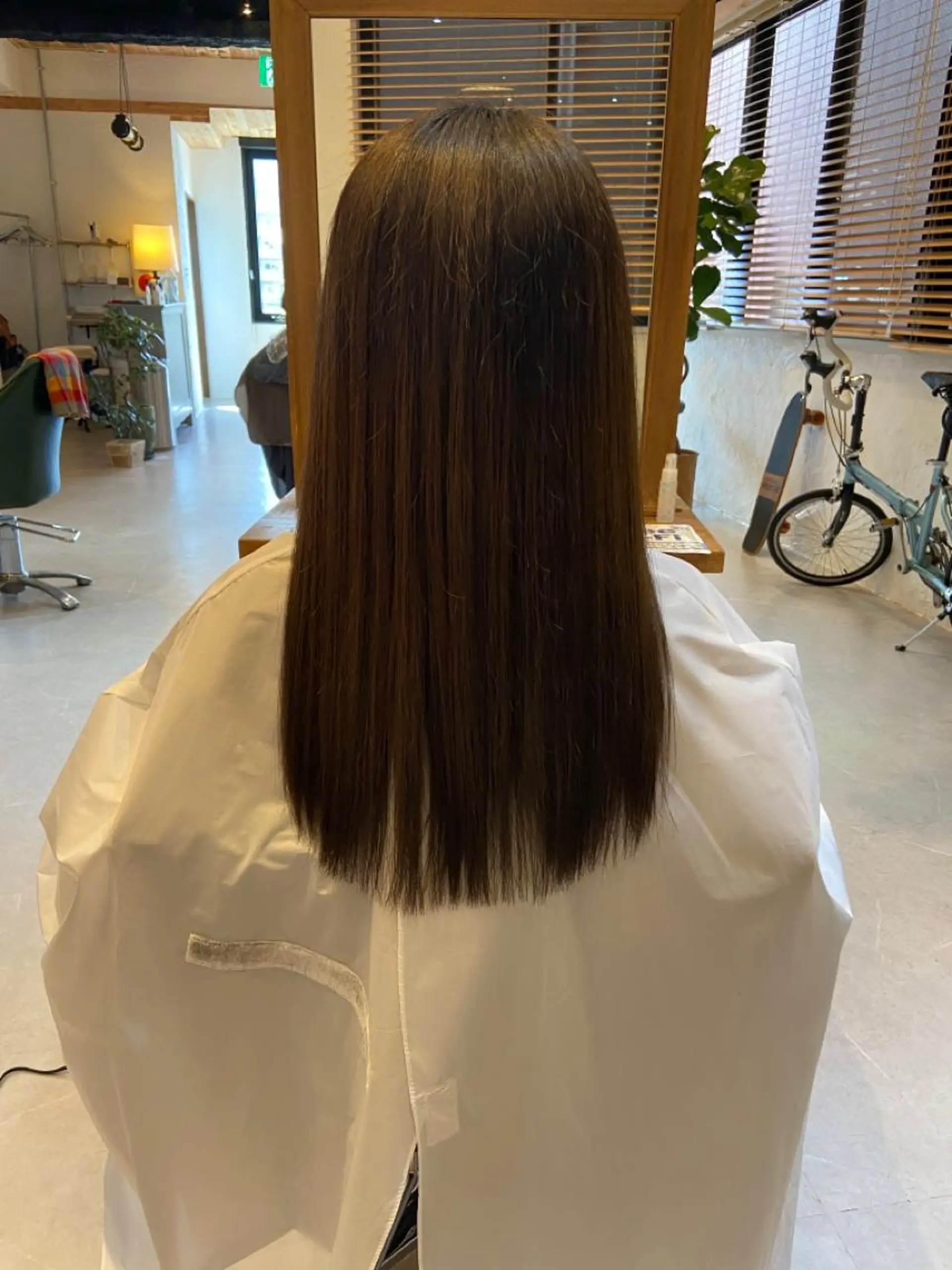 ロング カラー トリートメント 宮本 玲那のヘアスタイル