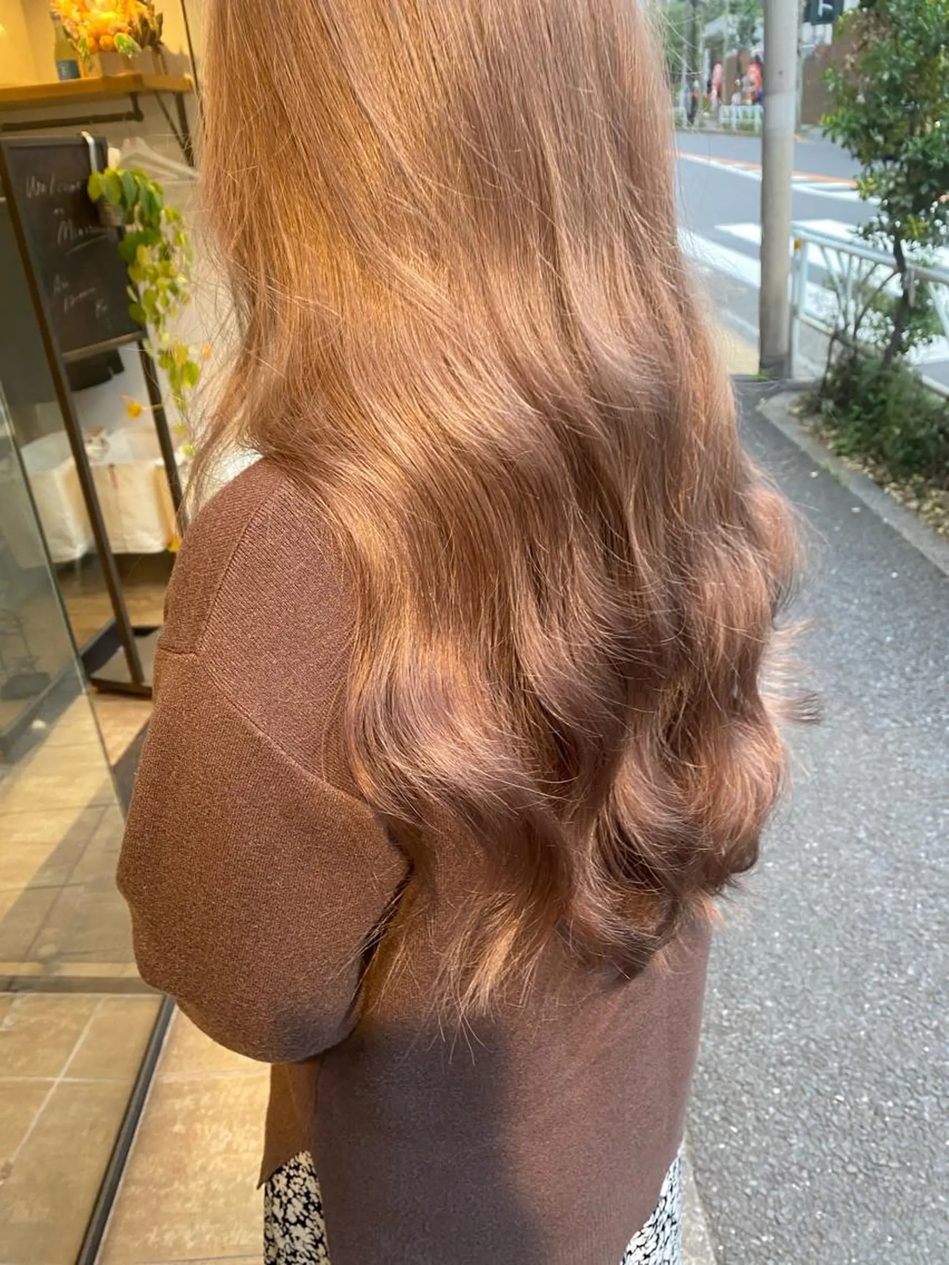 ロング カラー Joule銀座 石山あやのヘアスタイル