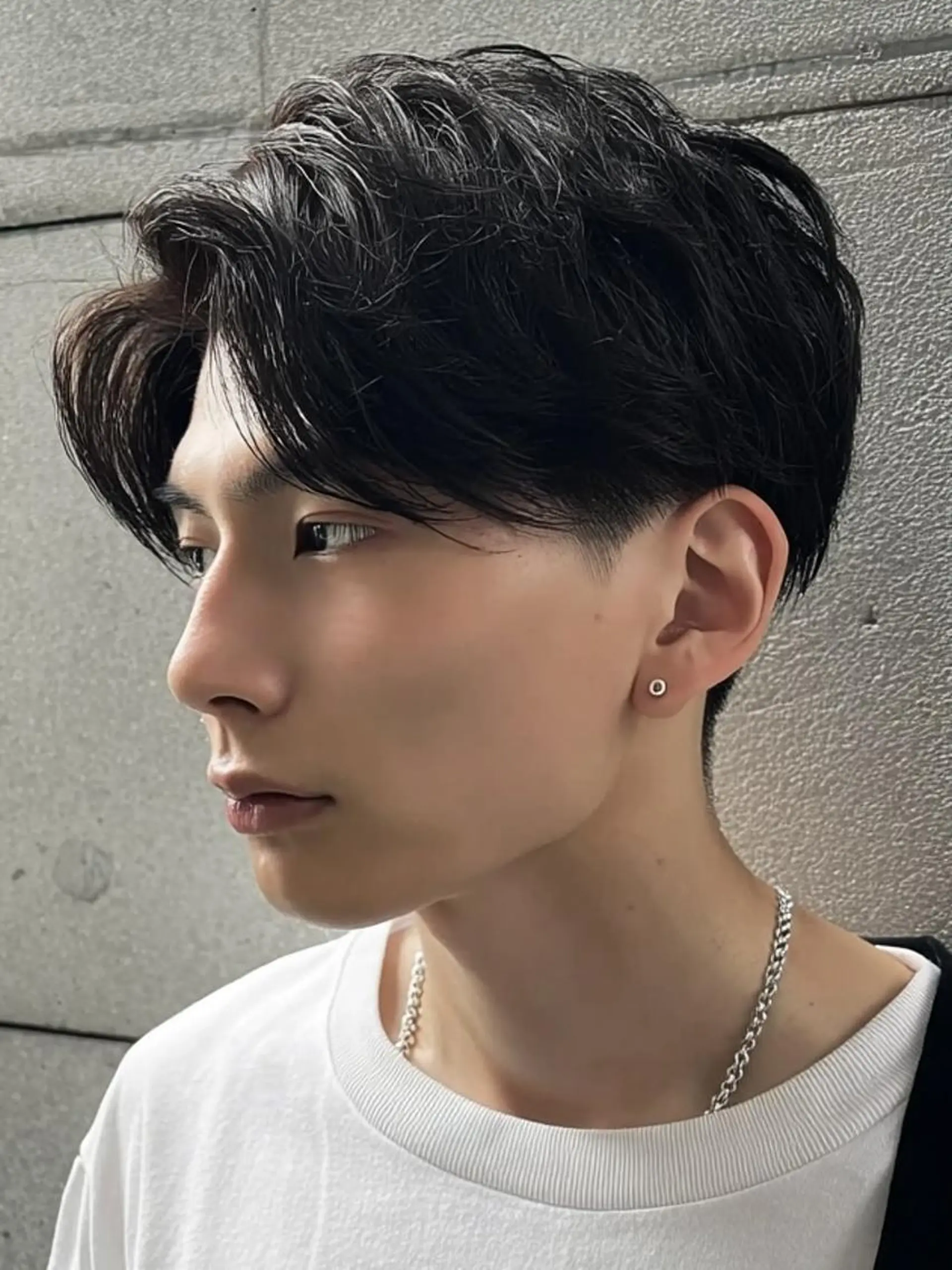 メンズ カット 縮毛矯正 野間 ひなののヘアスタイル